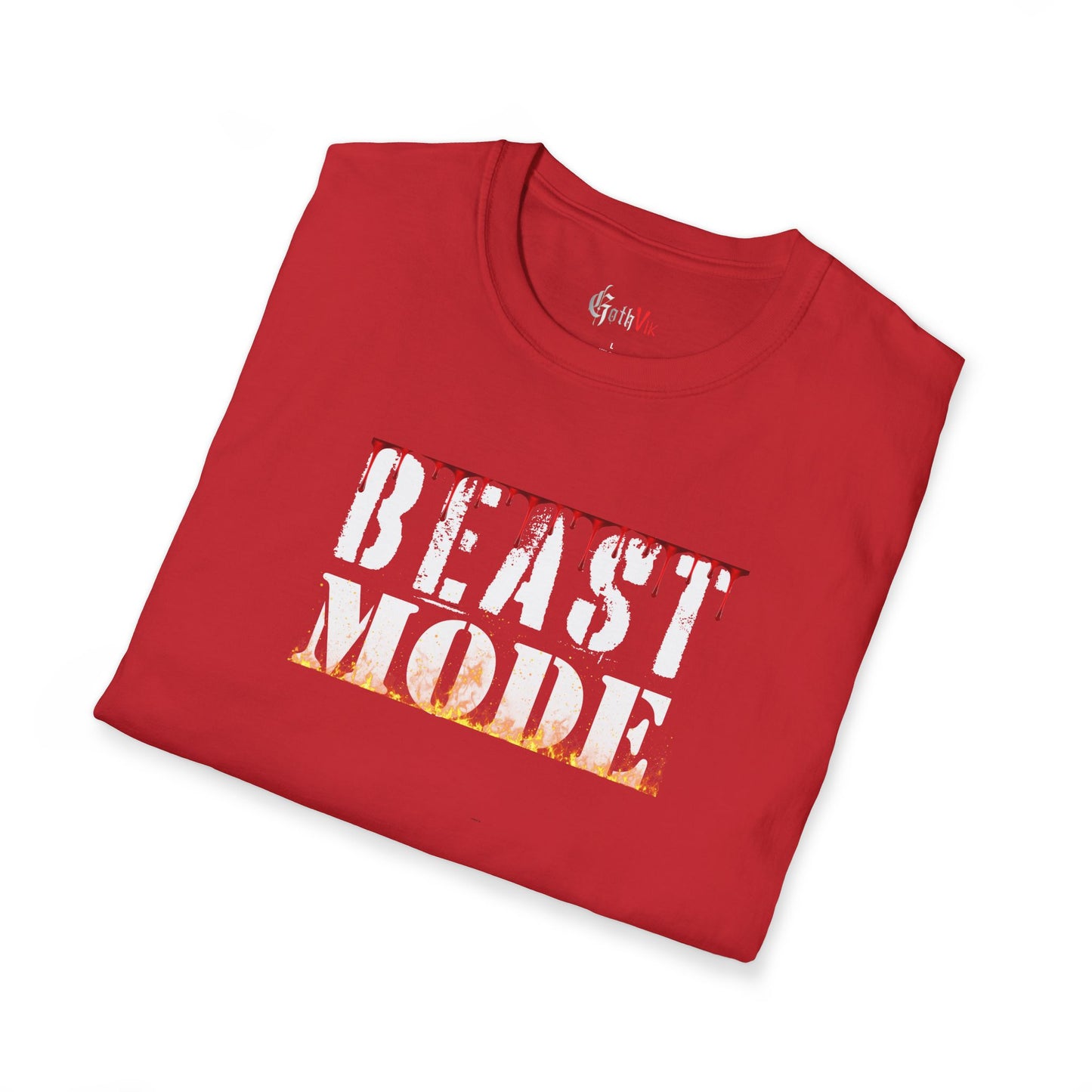 Beast Mode T-Shirt — Motivational Fitness Workout Tee