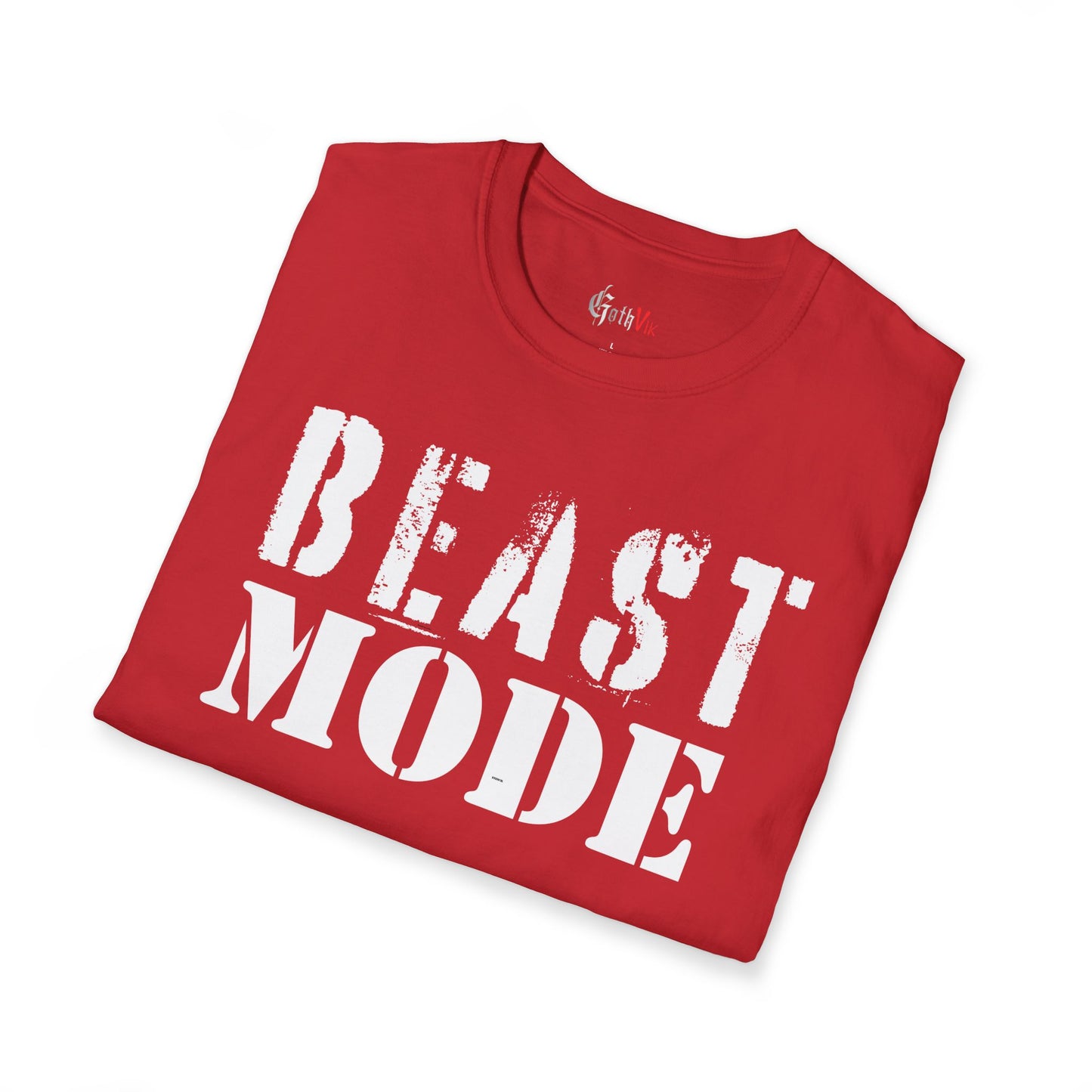 Beast Mode T-Shirt — Motivational Fitness Workout Tee