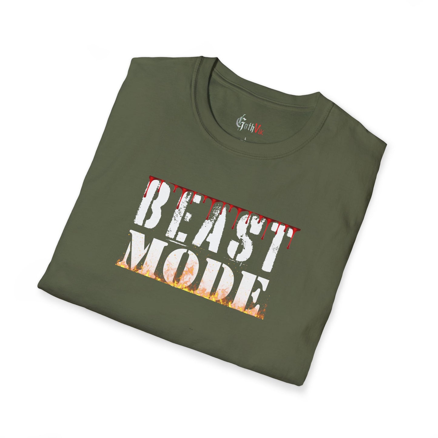 Beast Mode T-Shirt — Motivational Fitness Workout Tee