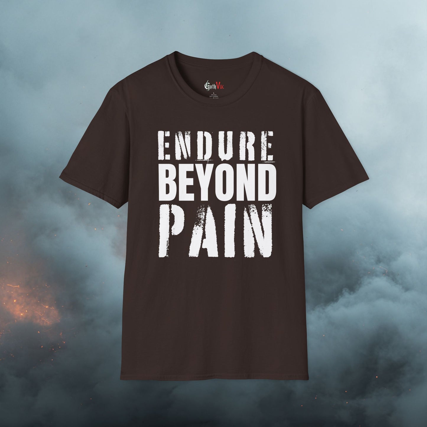 Endure Beyond Pain T-Shirt — Motivational Fitness Workout Tee