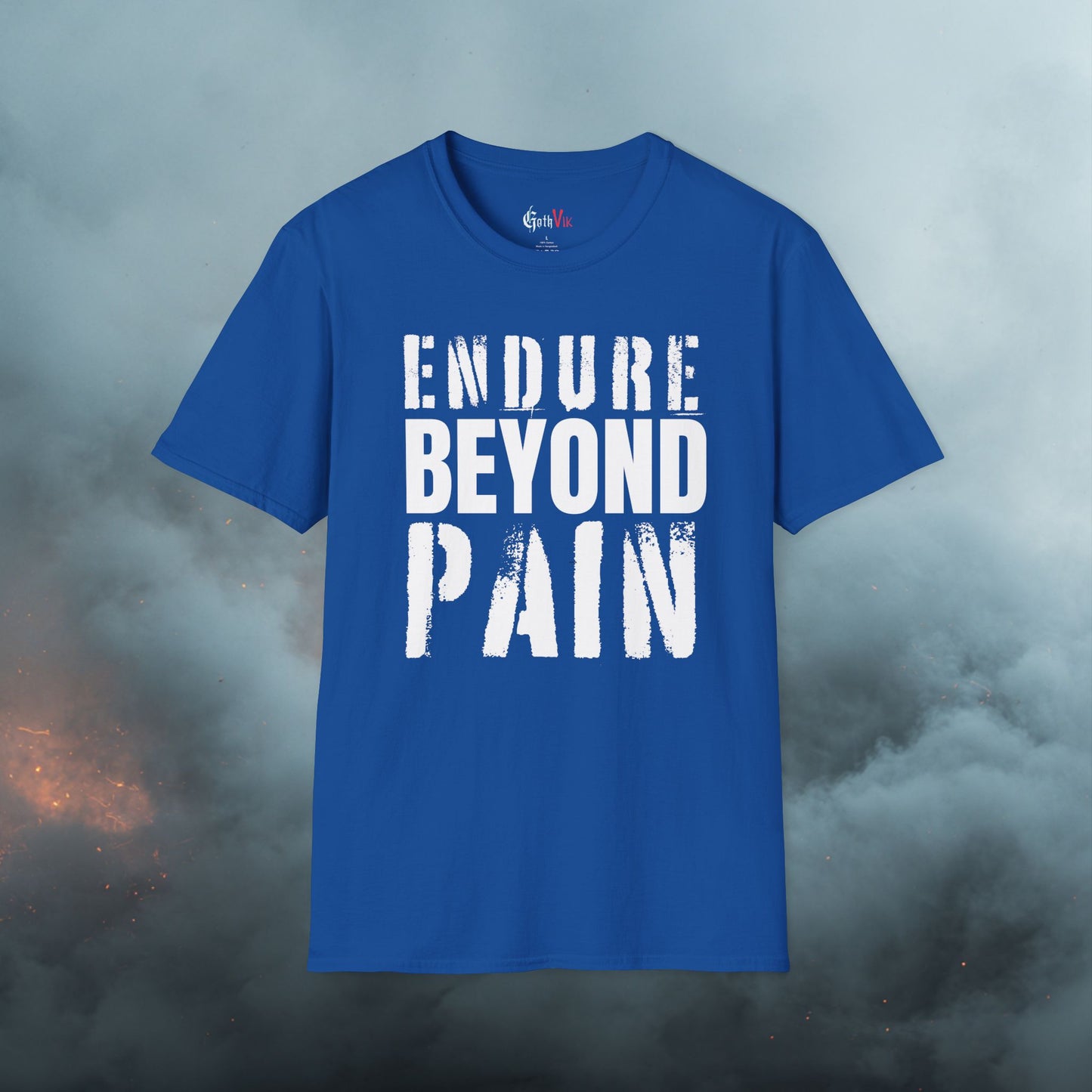 Endure Beyond Pain T-Shirt — Motivational Fitness Workout Tee
