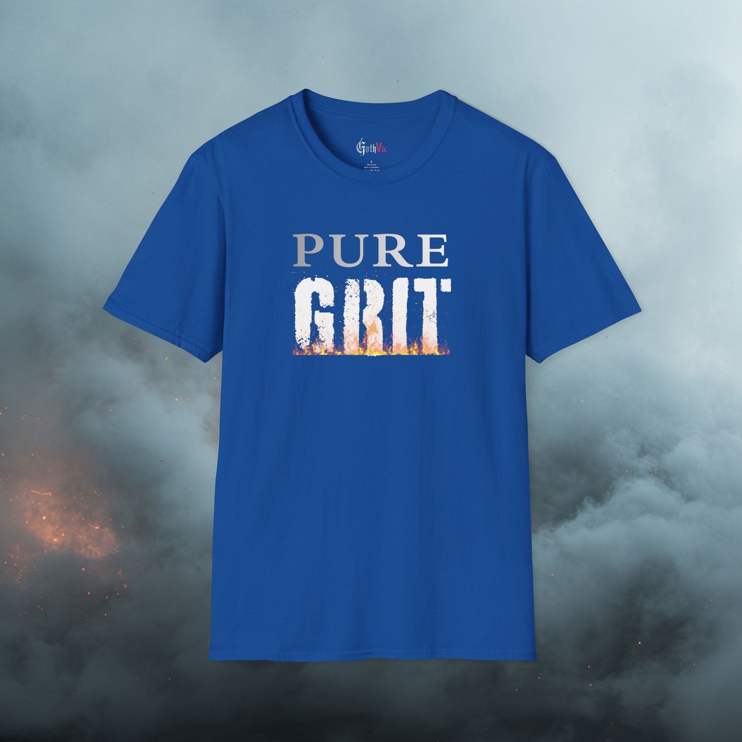 Pure Grit T-Shirt — Motivational Fitness Workout Tee