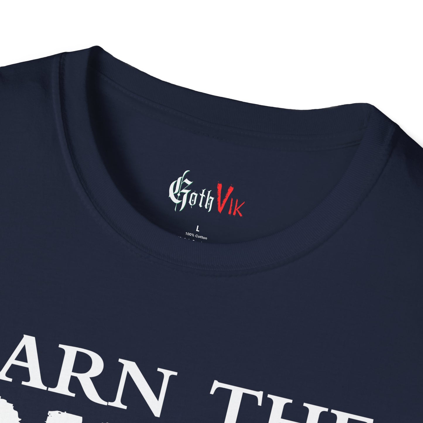 Earn The Burn T-Shirt — Gothic Viking Motivational Gym Fitness Life Workout Tee