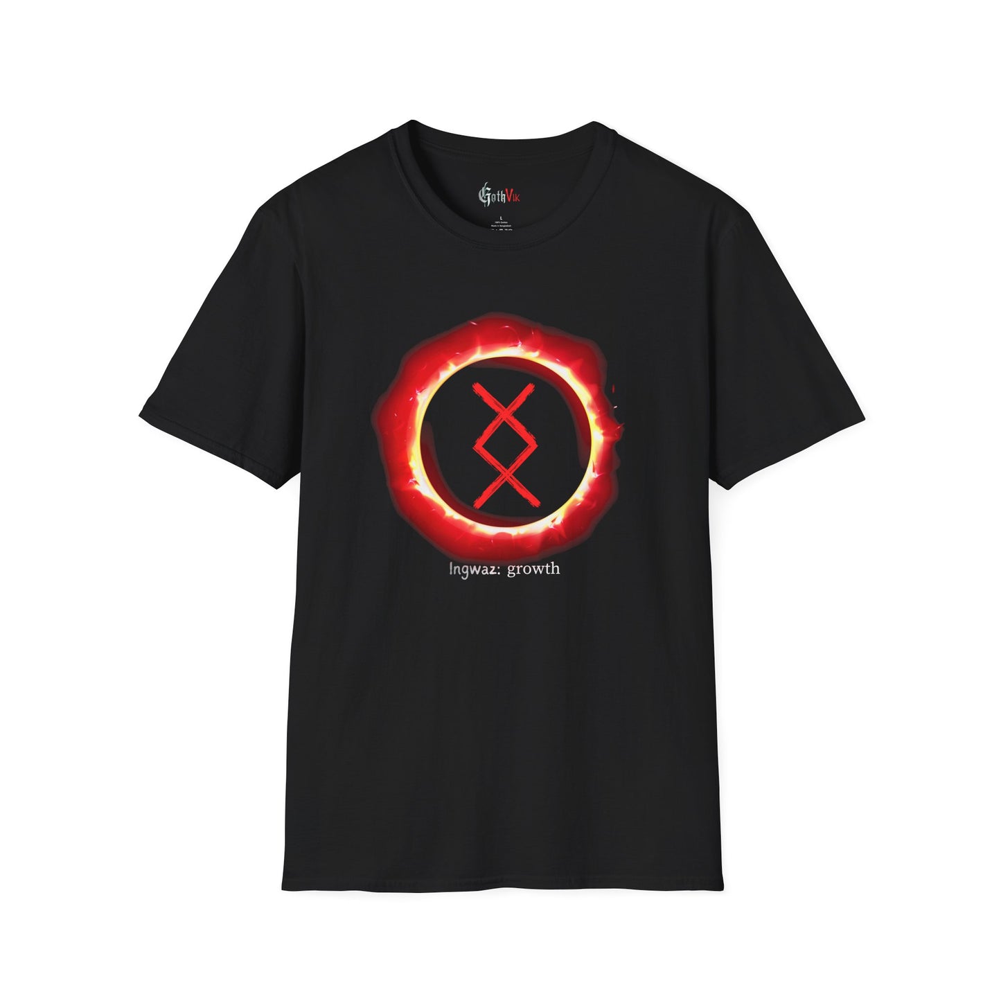 Women's Sun Ring Growth: Ingwaz Norse Viking Rune T Shirt