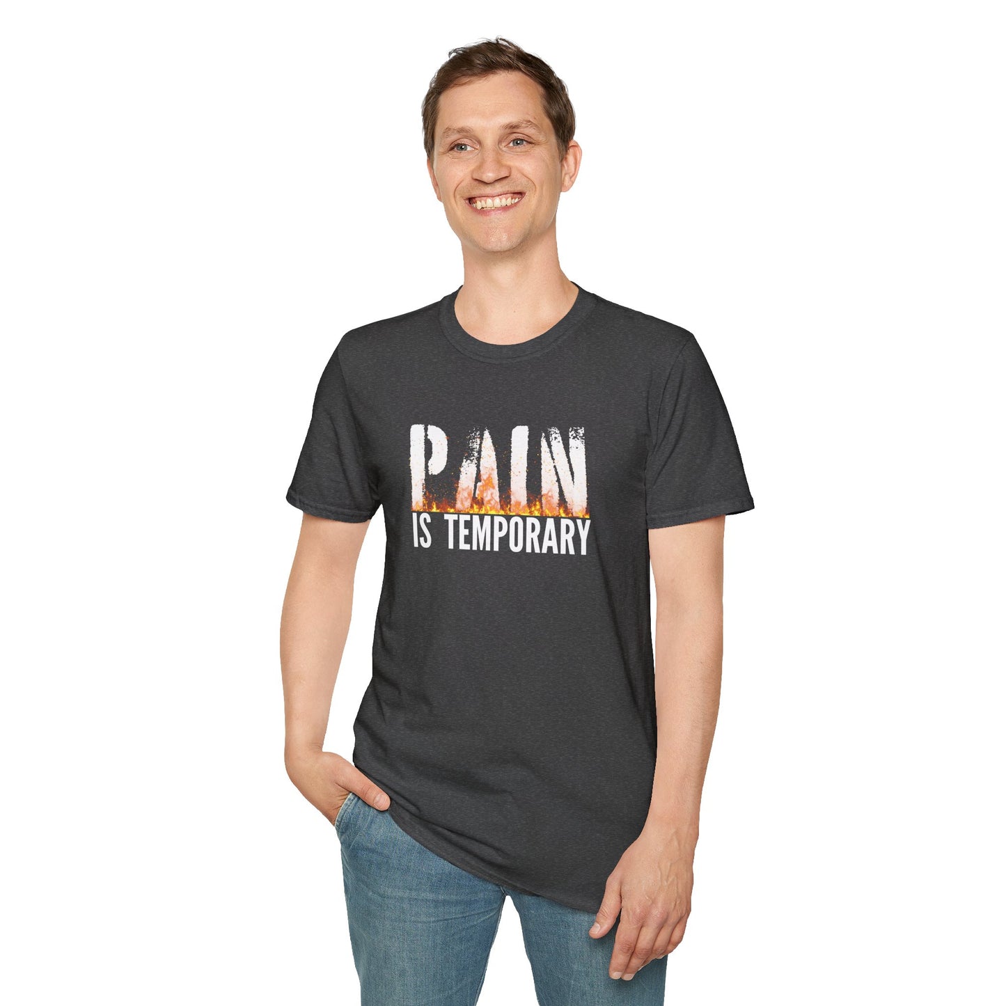 Pain is Temporary  T-Shirt — Motivational Fitness Workout Tee