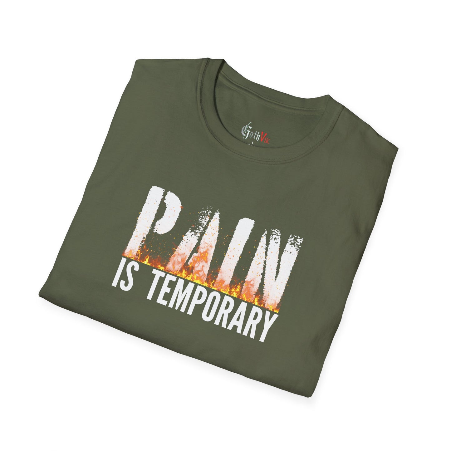 Pain is Temporary  T-Shirt — Motivational Fitness Workout Tee