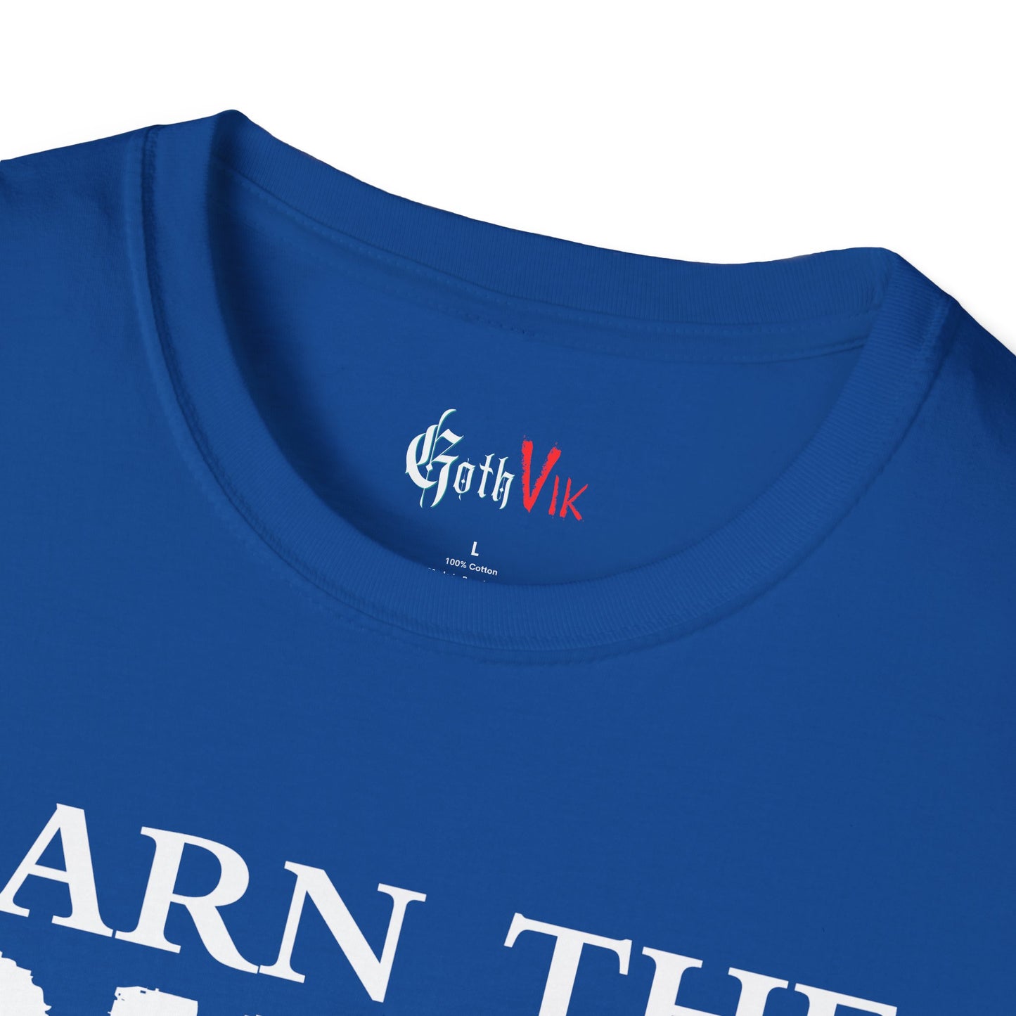 Earn The Burn T-Shirt — Gothic Viking Motivational Gym Fitness Life Workout Tee
