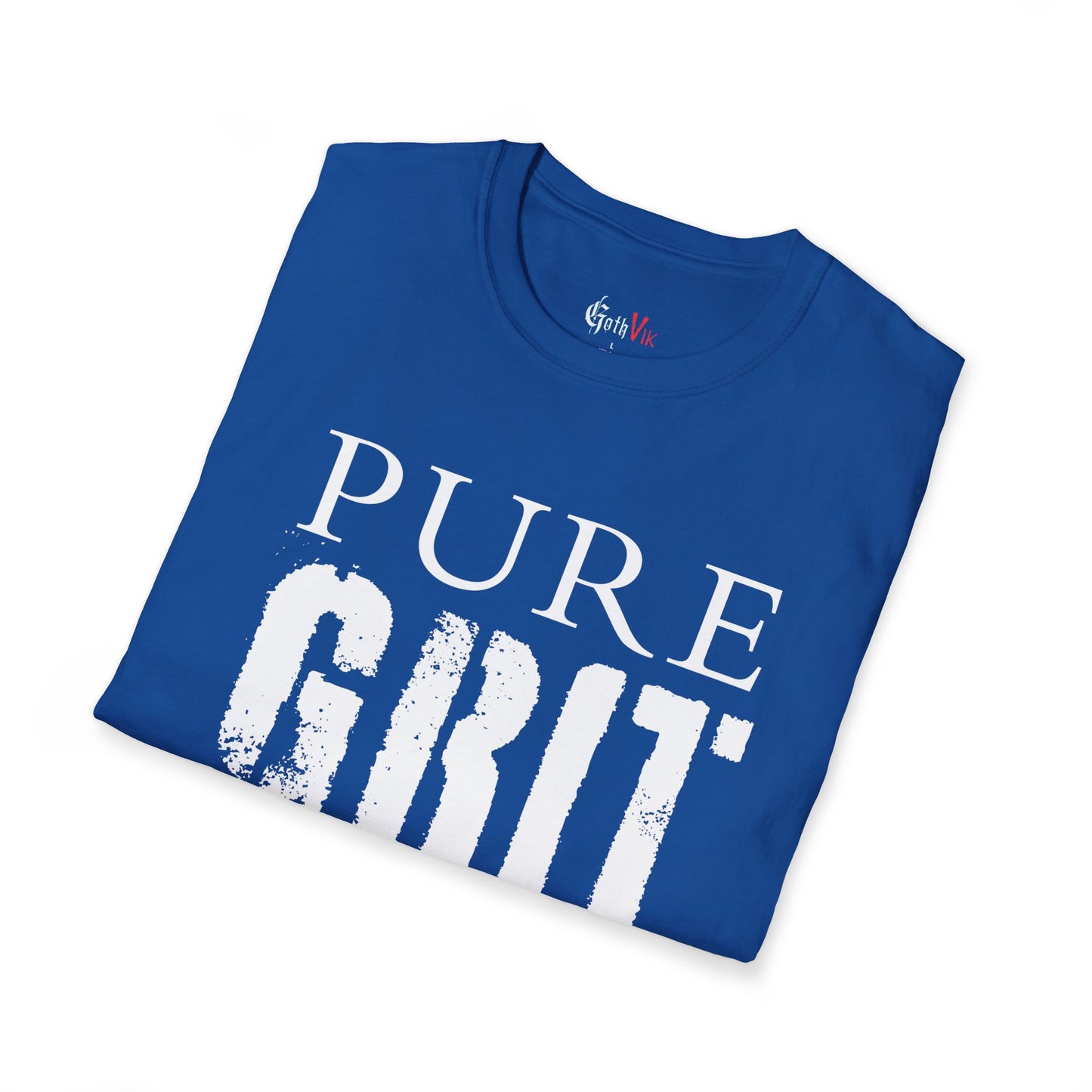 Pure Grit T-Shirt — Motivational Gym Fitness Workout Tee