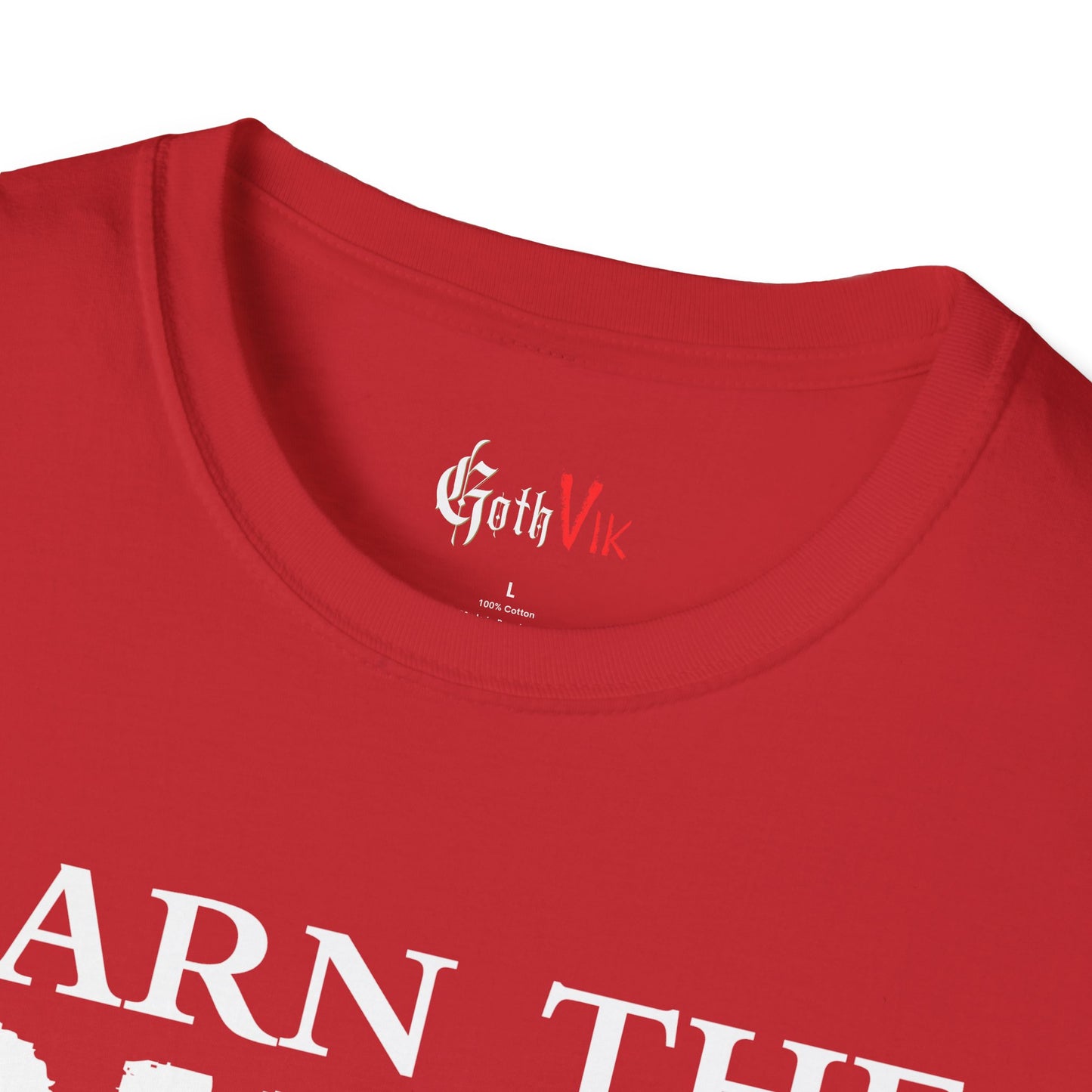 Earn The Burn T-Shirt — Gothic Viking Motivational Gym Fitness Life Workout Tee