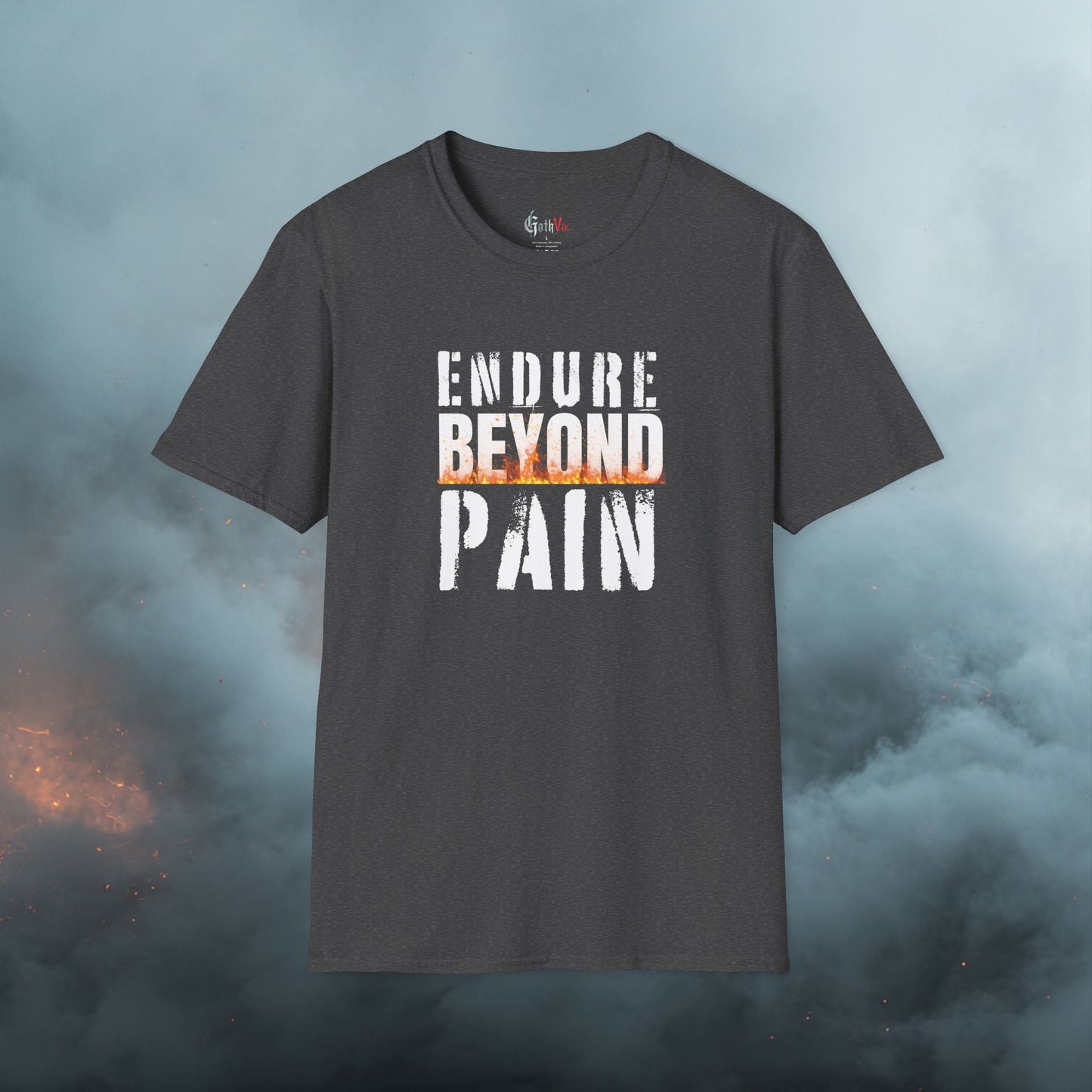 Endure Beyond Pain T-Shirt — Motivational Fitness Workout Tee