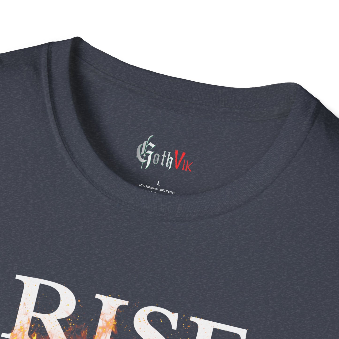Rise Above T-Shirt — Motivational Fitness Workout Tee