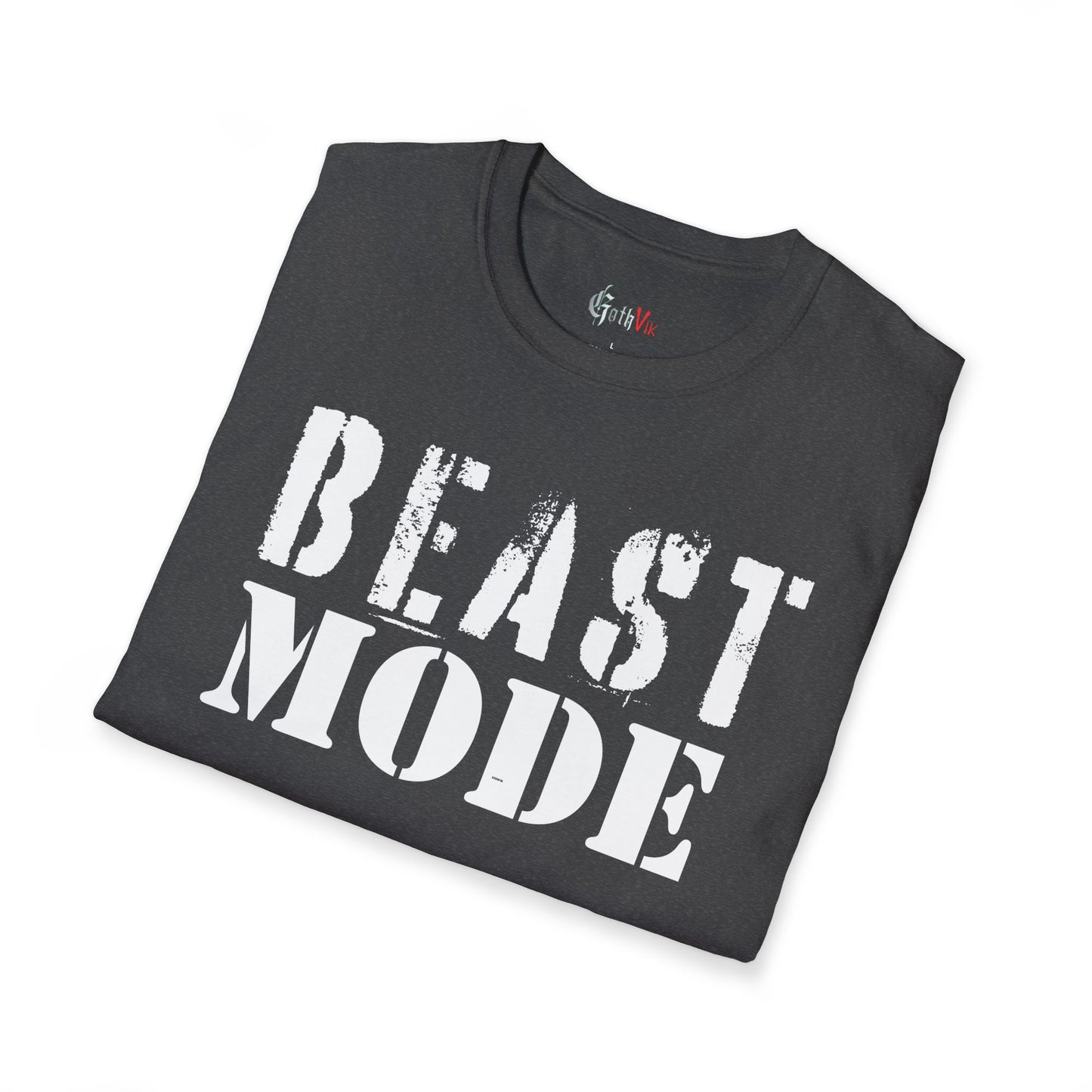 Beast Mode T-Shirt — Motivational Fitness Workout Tee