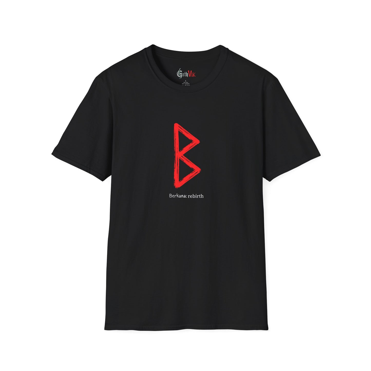 Women's Red Rebirth Berkana Norse Viking Rune