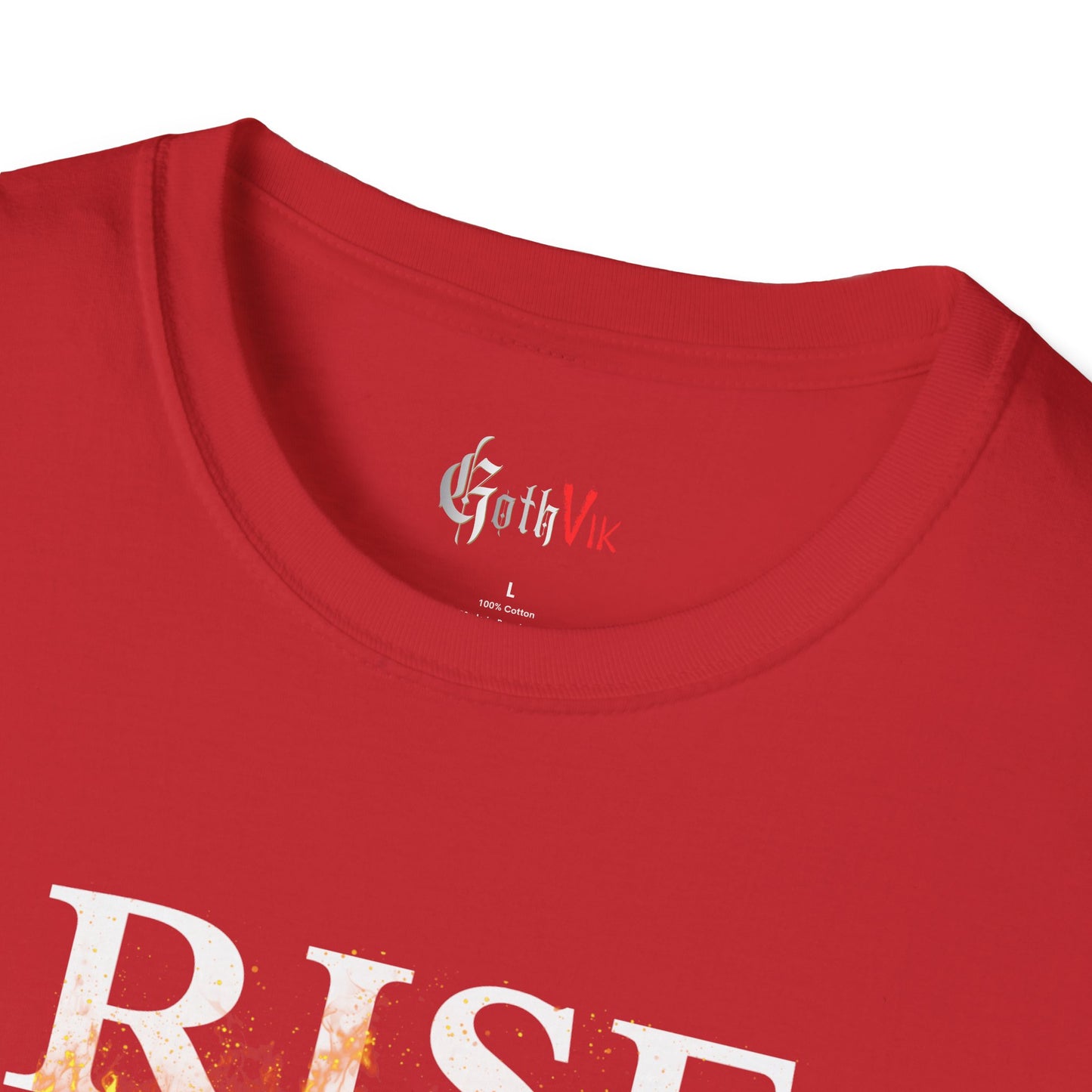 Rise Above T-Shirt — Motivational Fitness Workout Tee