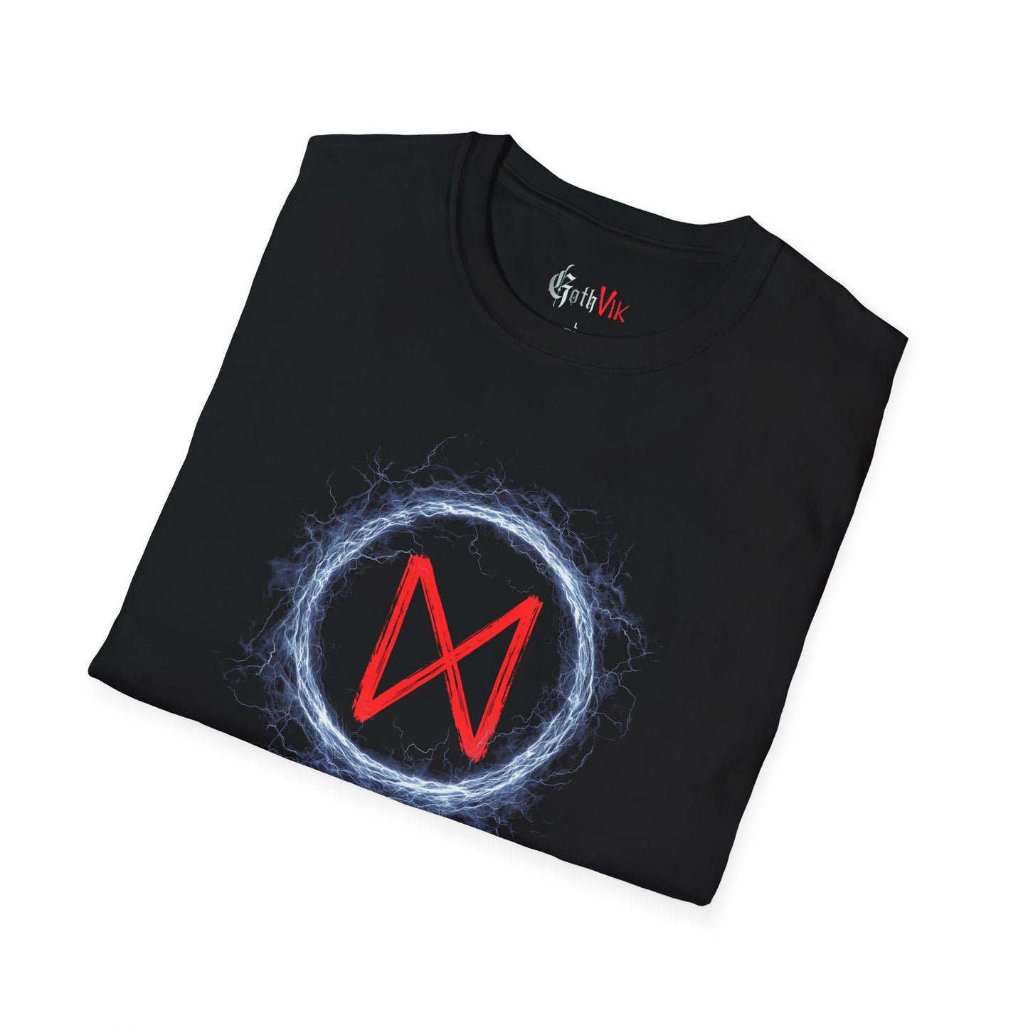 Men's Lightning Ring Awakening Dagaz Norse Viking Rune T Shirt