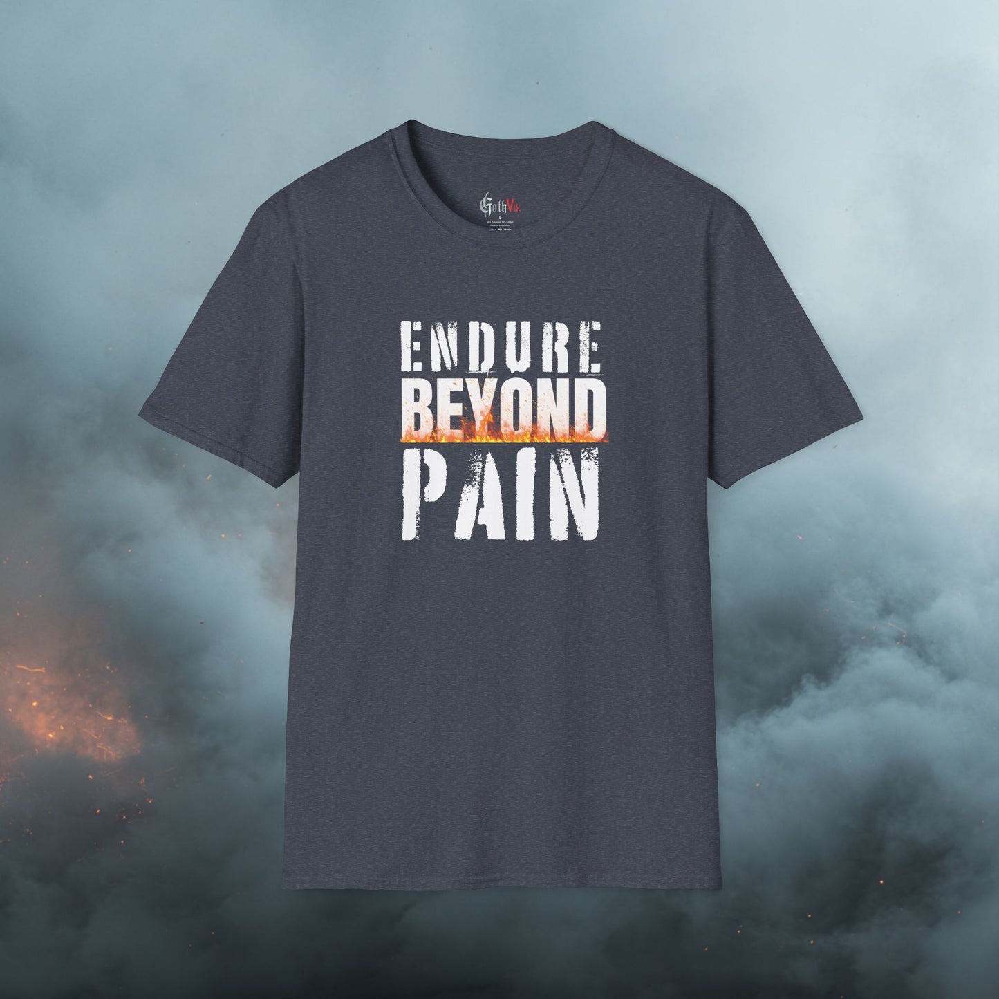 Endure Beyond Pain T-Shirt — Motivational Fitness Workout Tee