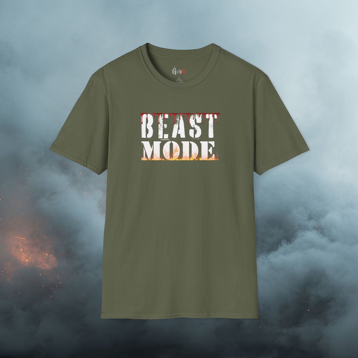 Beast Mode T-Shirt — Motivational Fitness Workout Tee