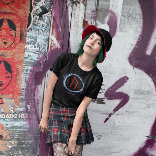 Women's Lightning Strength: Uruz Norse Viking Rune T Shirt