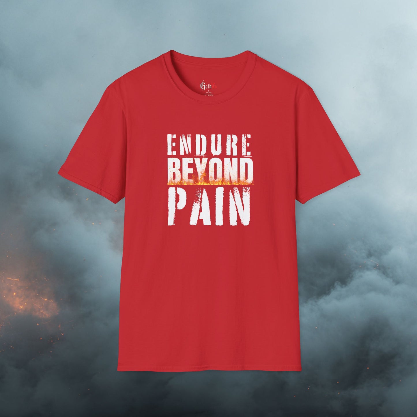 Endure Beyond Pain T-Shirt — Motivational Fitness Workout Tee