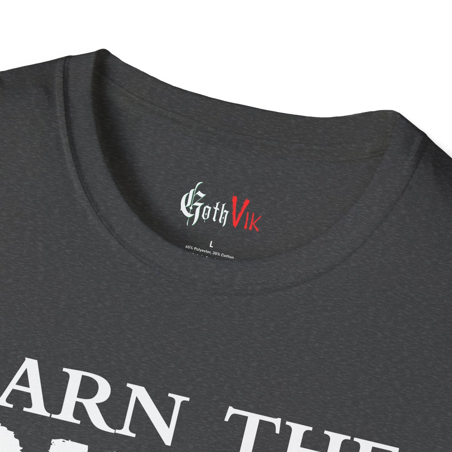 Earn The Burn T-Shirt — Gothic Viking Motivational Gym Fitness Life Workout Tee