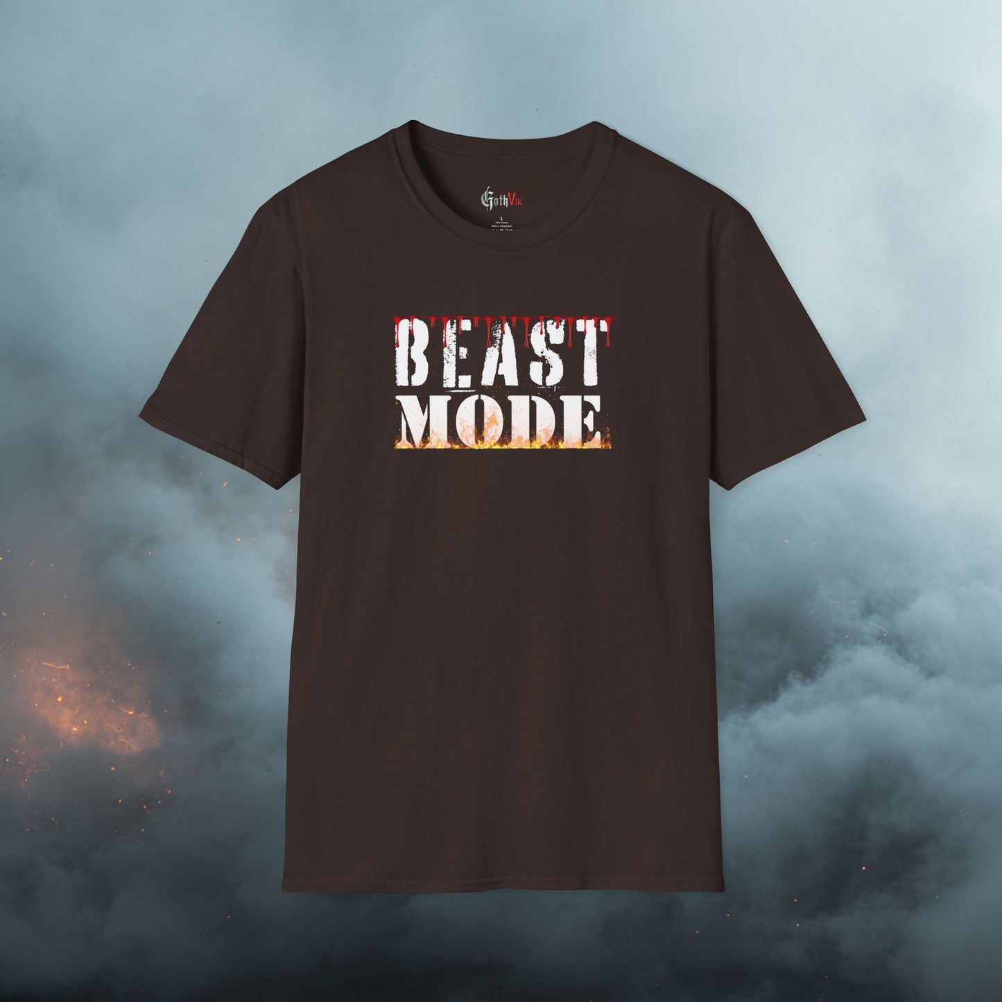 Beast Mode T-Shirt — Motivational Fitness Workout Tee