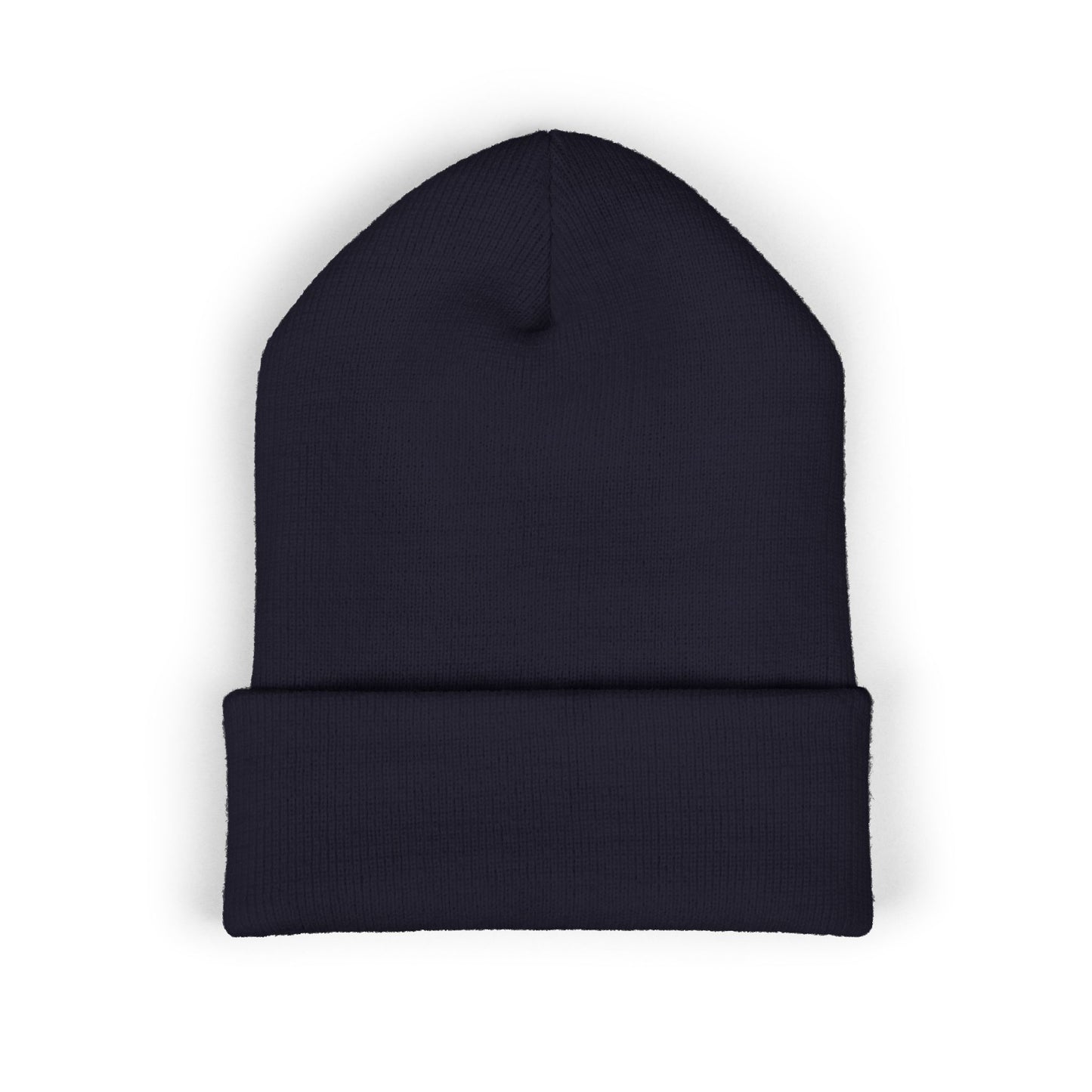 Embroidered 'GothVik' Classic Cuffed Beanie — Cozy Gothic Streetwear