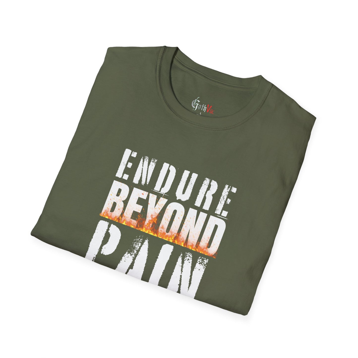 Endure Beyond Pain T-Shirt — Motivational Fitness Workout Tee