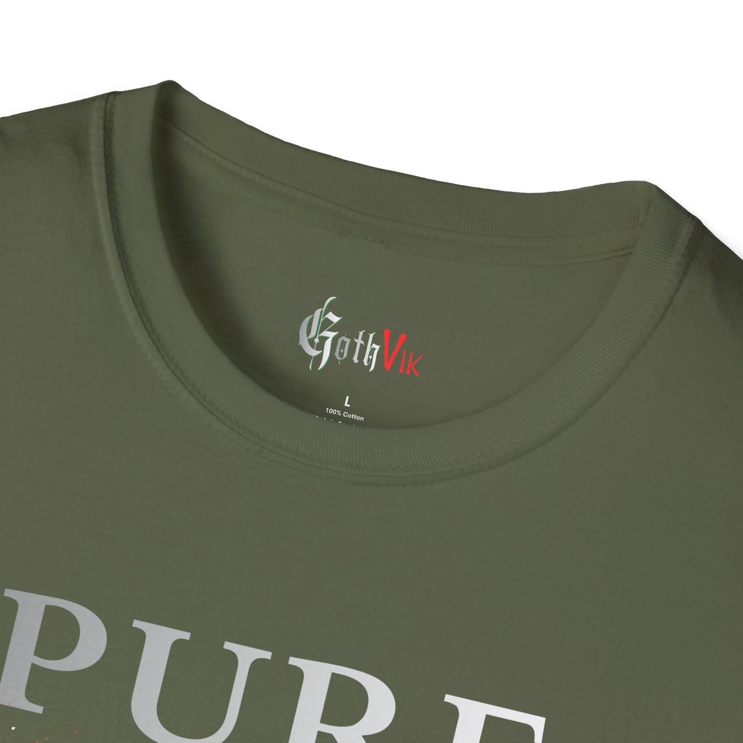Pure Grit T-Shirt — Motivational Fitness Workout Tee
