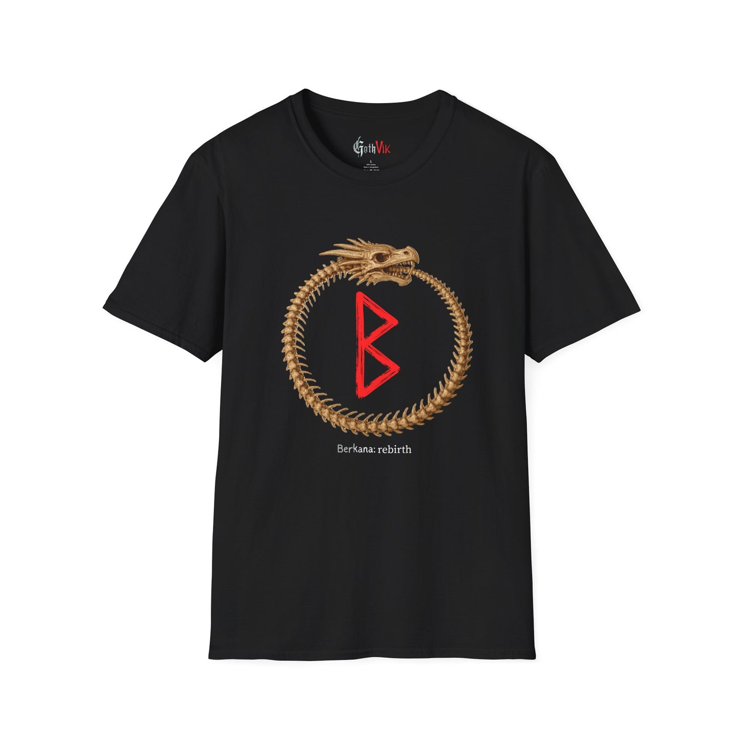 Women's Lightning Ring Berkana Rebirth Norse Viking Rune T Shirt