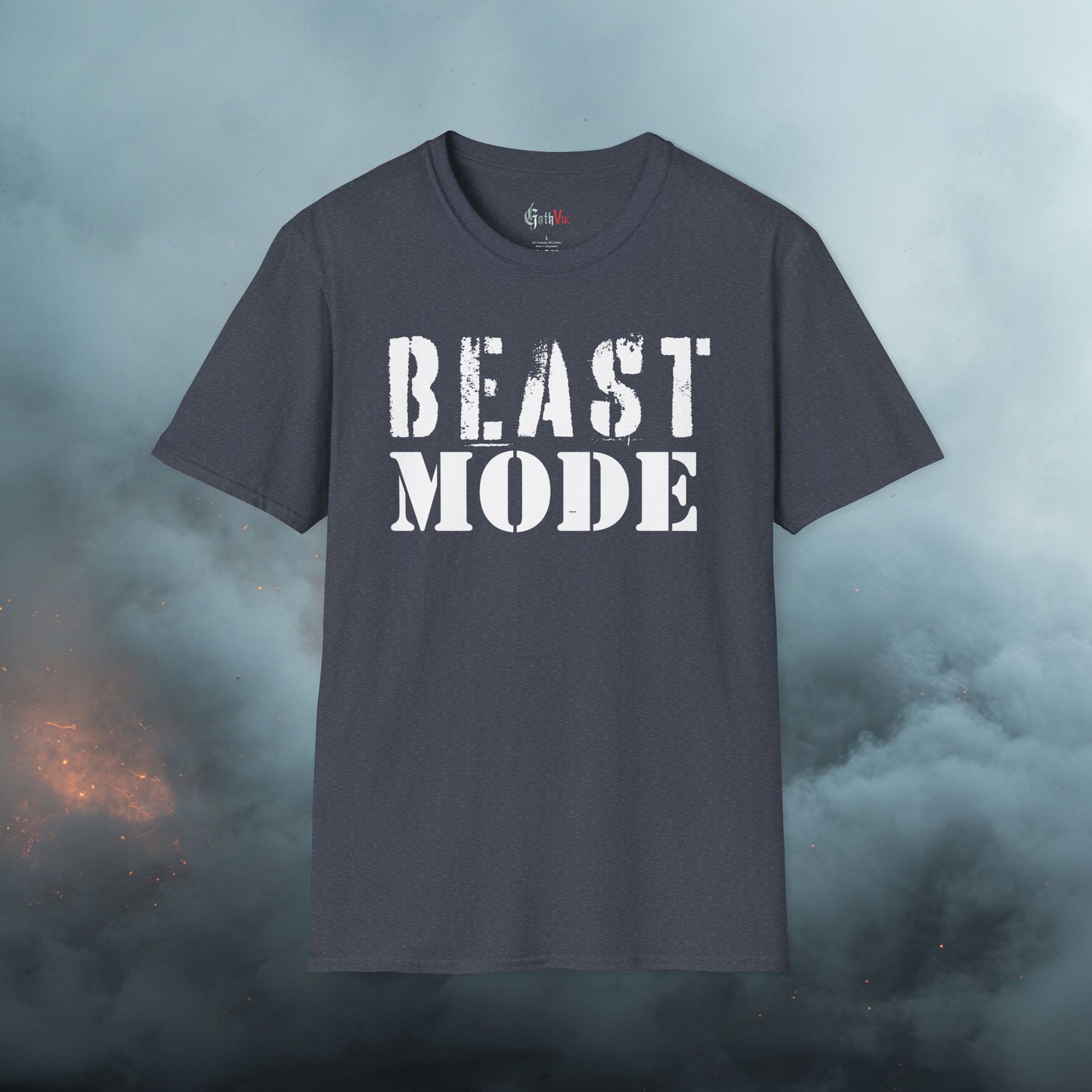 Beast Mode T-Shirt — Motivational Fitness Workout Tee