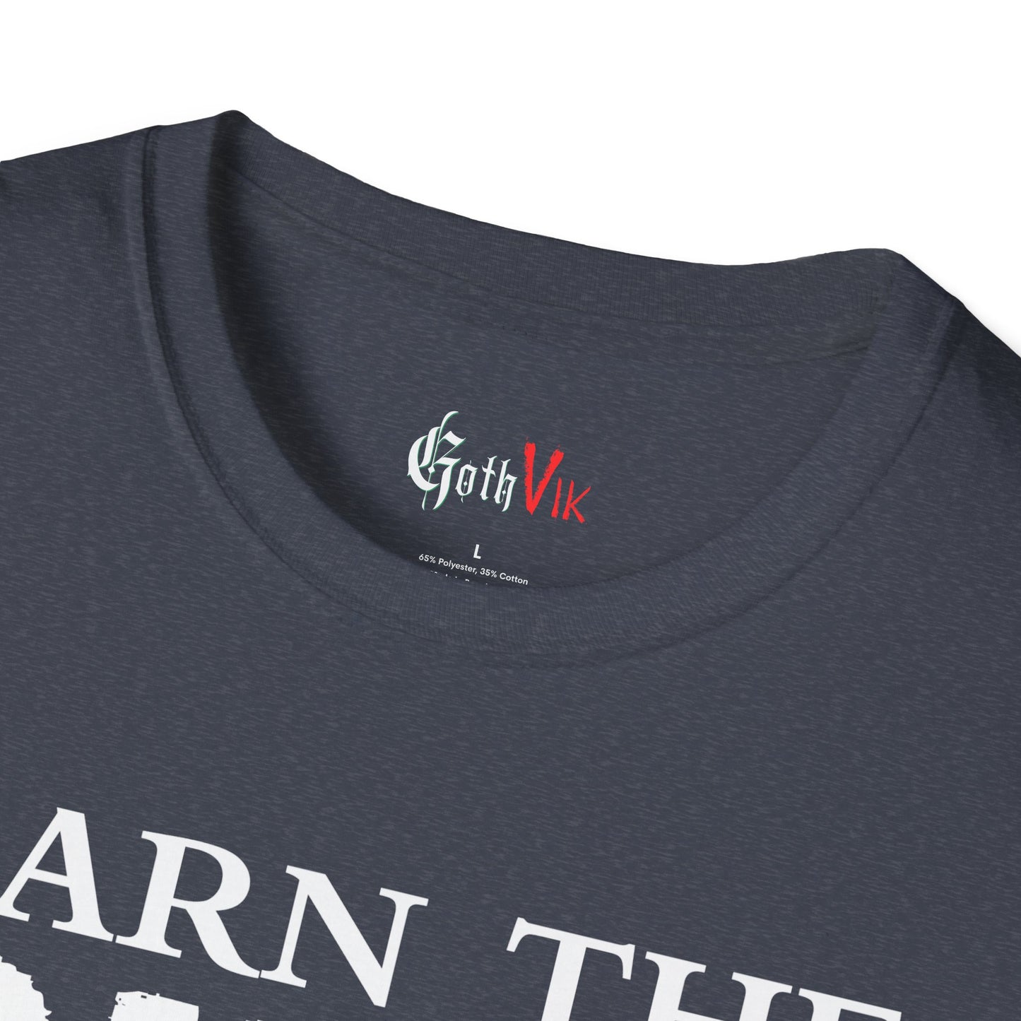 Earn The Burn T-Shirt — Gothic Viking Motivational Gym Fitness Life Workout Tee