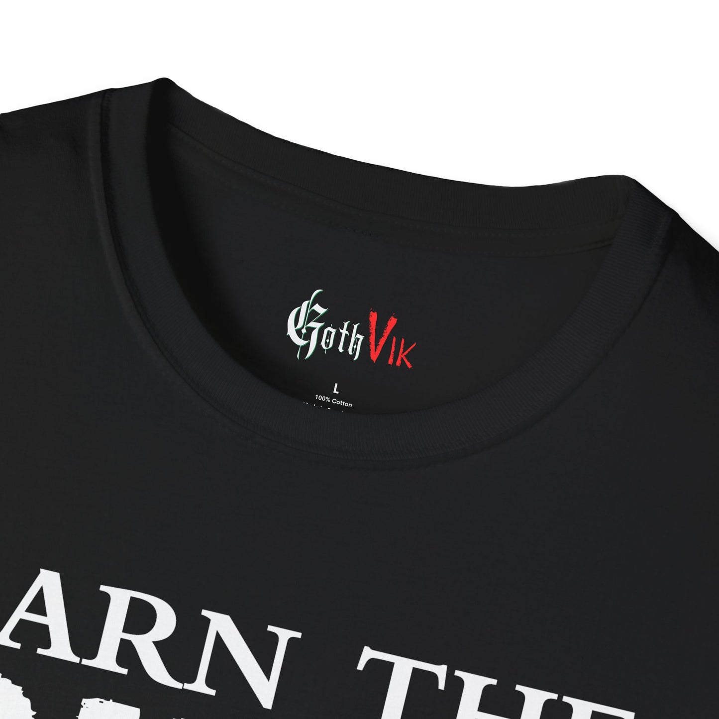 Earn The Burn T-Shirt — Gothic Viking Motivational Gym Fitness Life Workout Tee