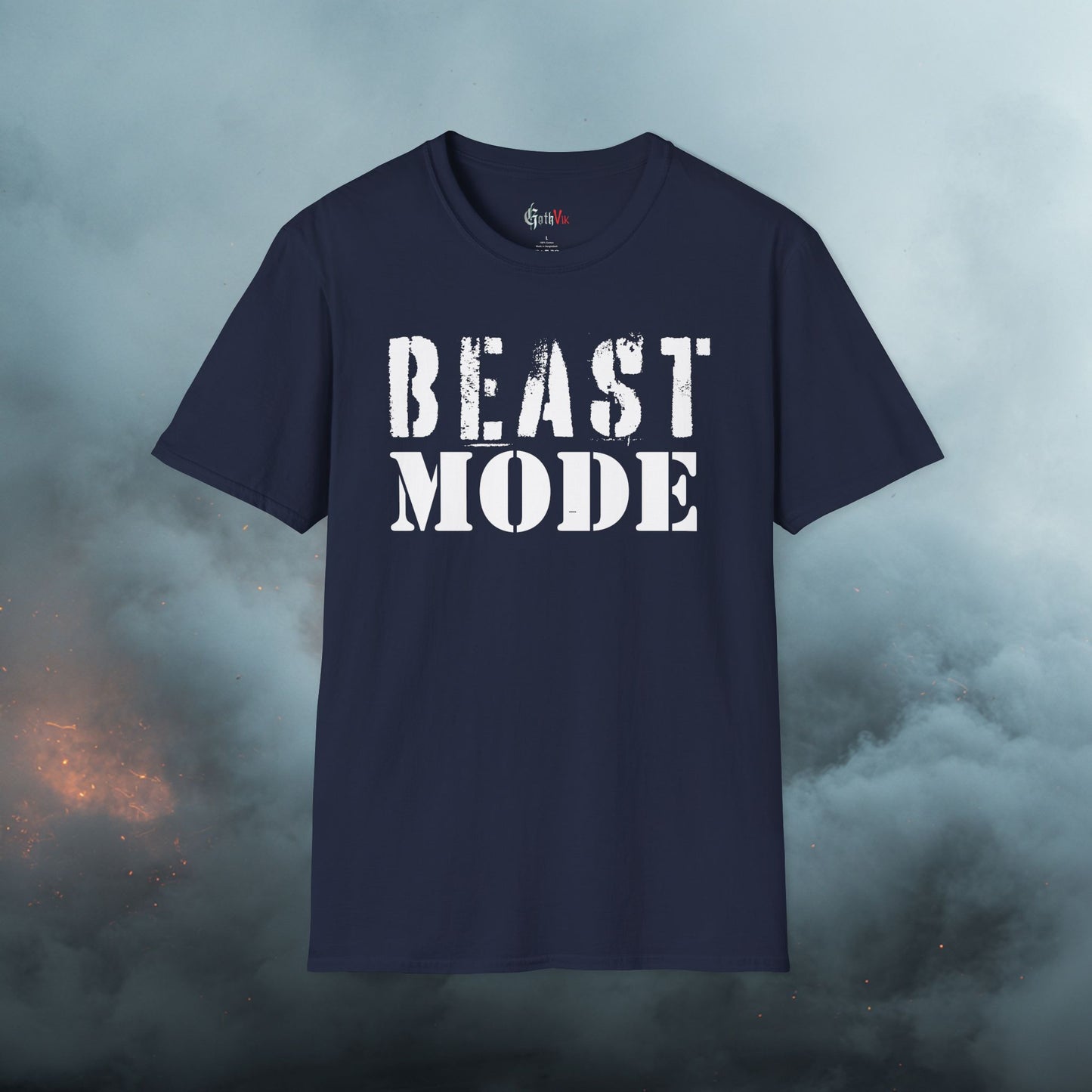 Beast Mode T-Shirt — Motivational Fitness Workout Tee