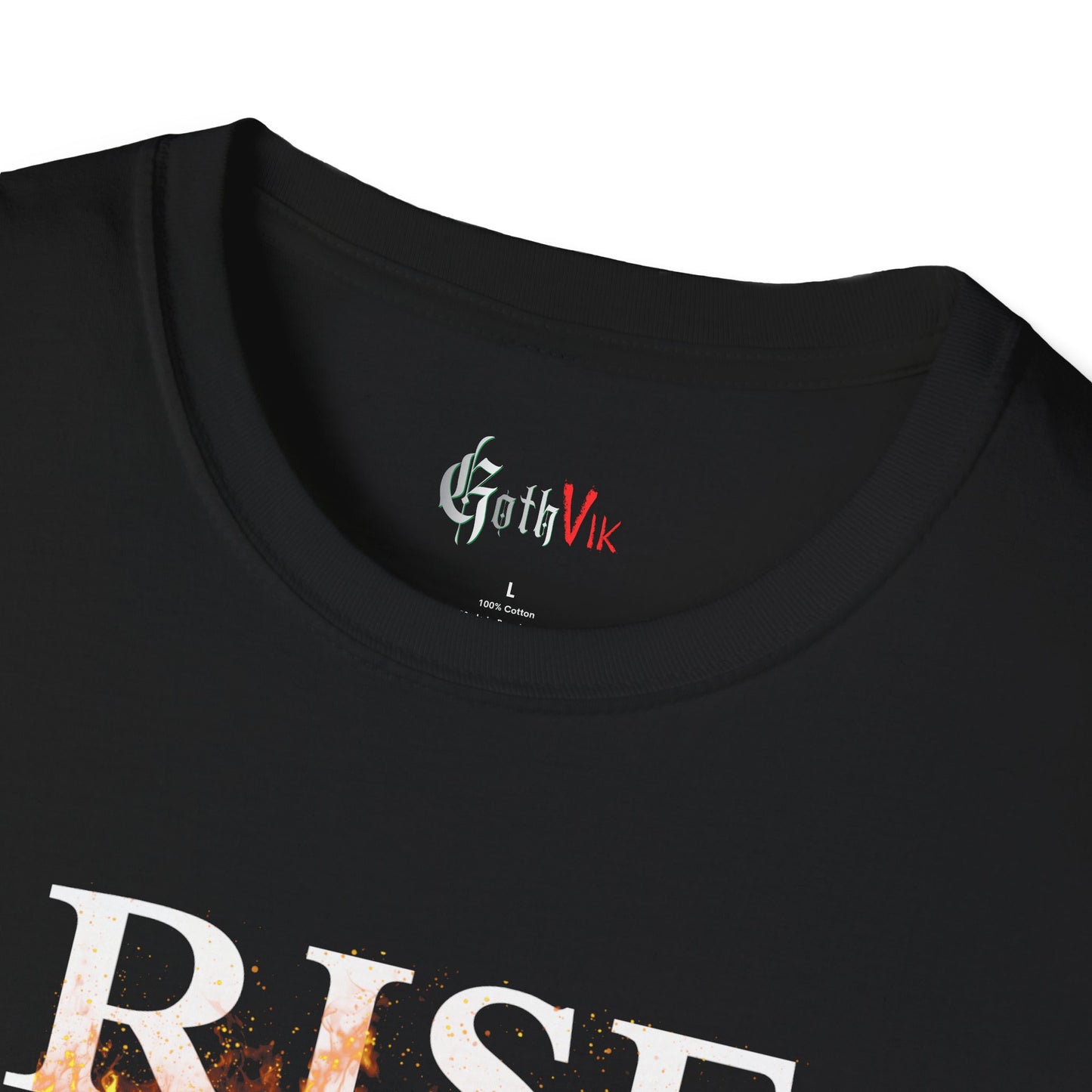 Rise Above T-Shirt — Motivational Fitness Workout Tee