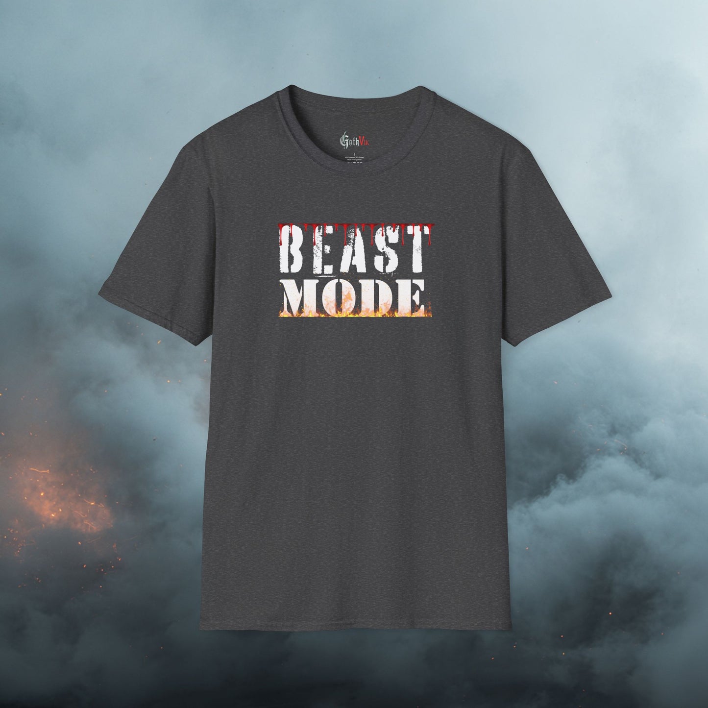 Beast Mode T-Shirt — Motivational Fitness Workout Tee