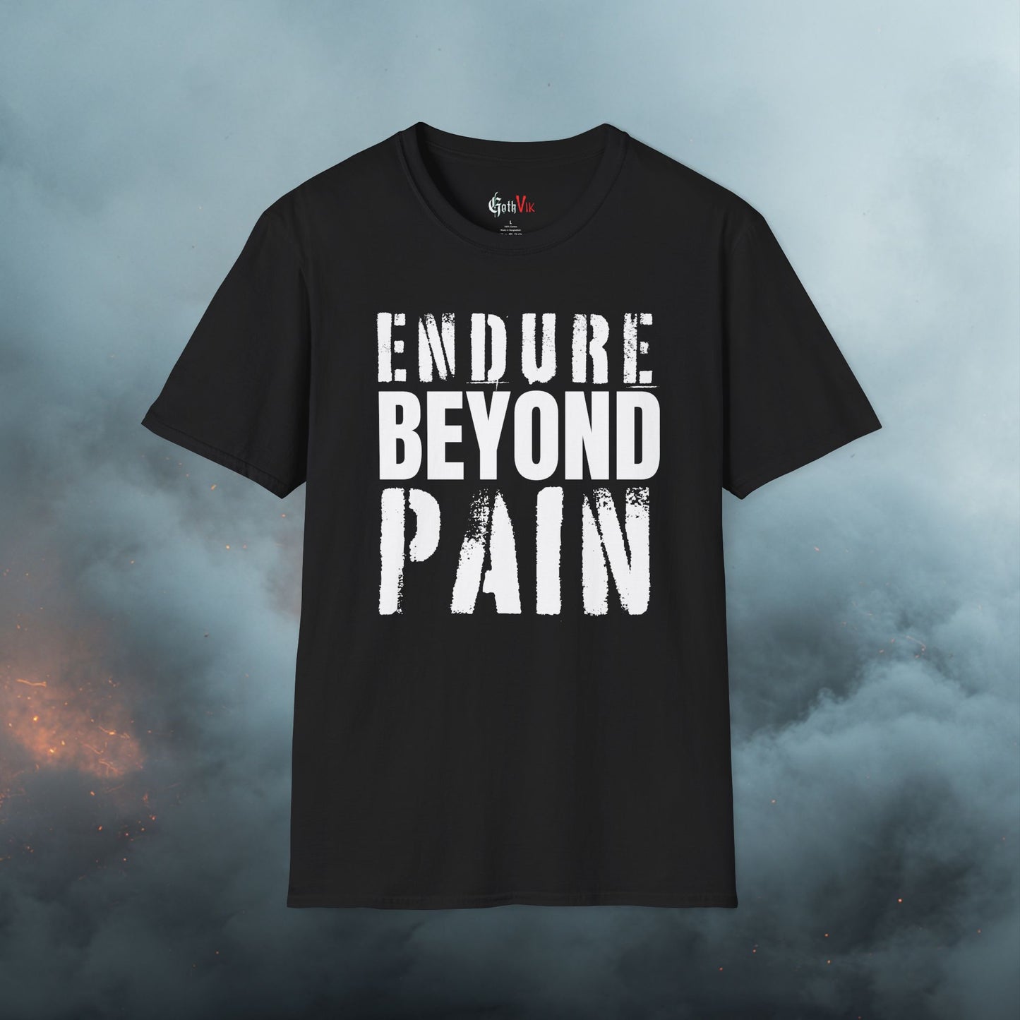 Endure Beyond Pain T-Shirt — Motivational Fitness Workout Tee