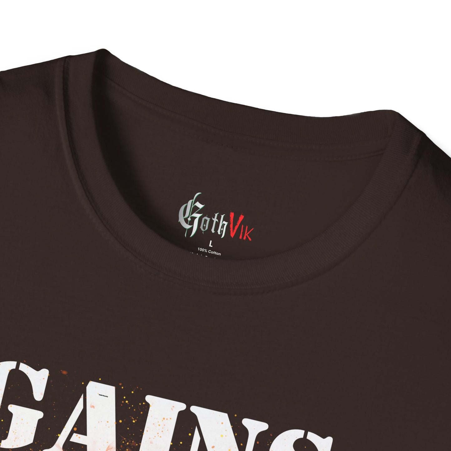 Gains From Pain T-Shirt:  Motivational Fitness Workout Tee