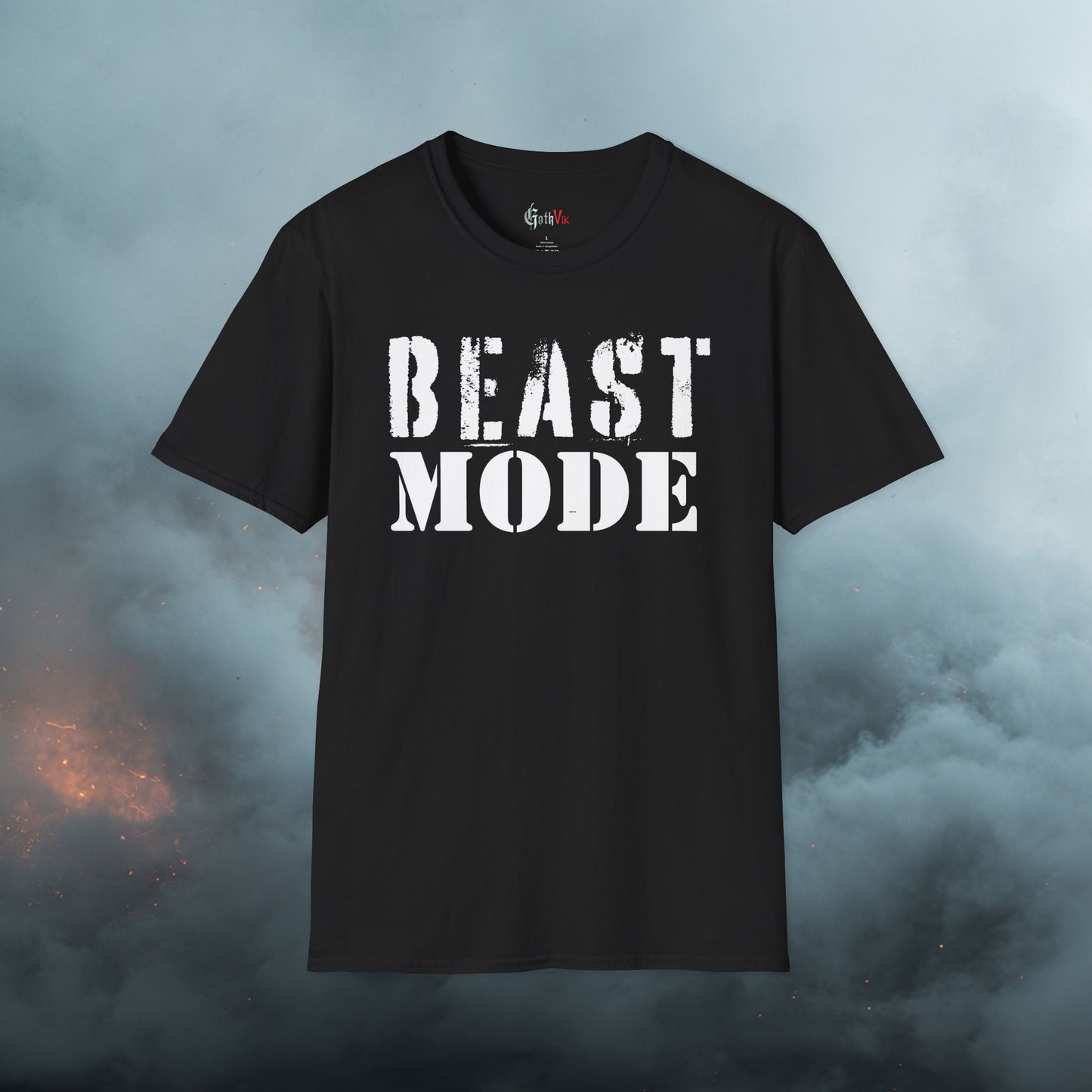 Beast Mode T-Shirt — Motivational Fitness Workout Tee