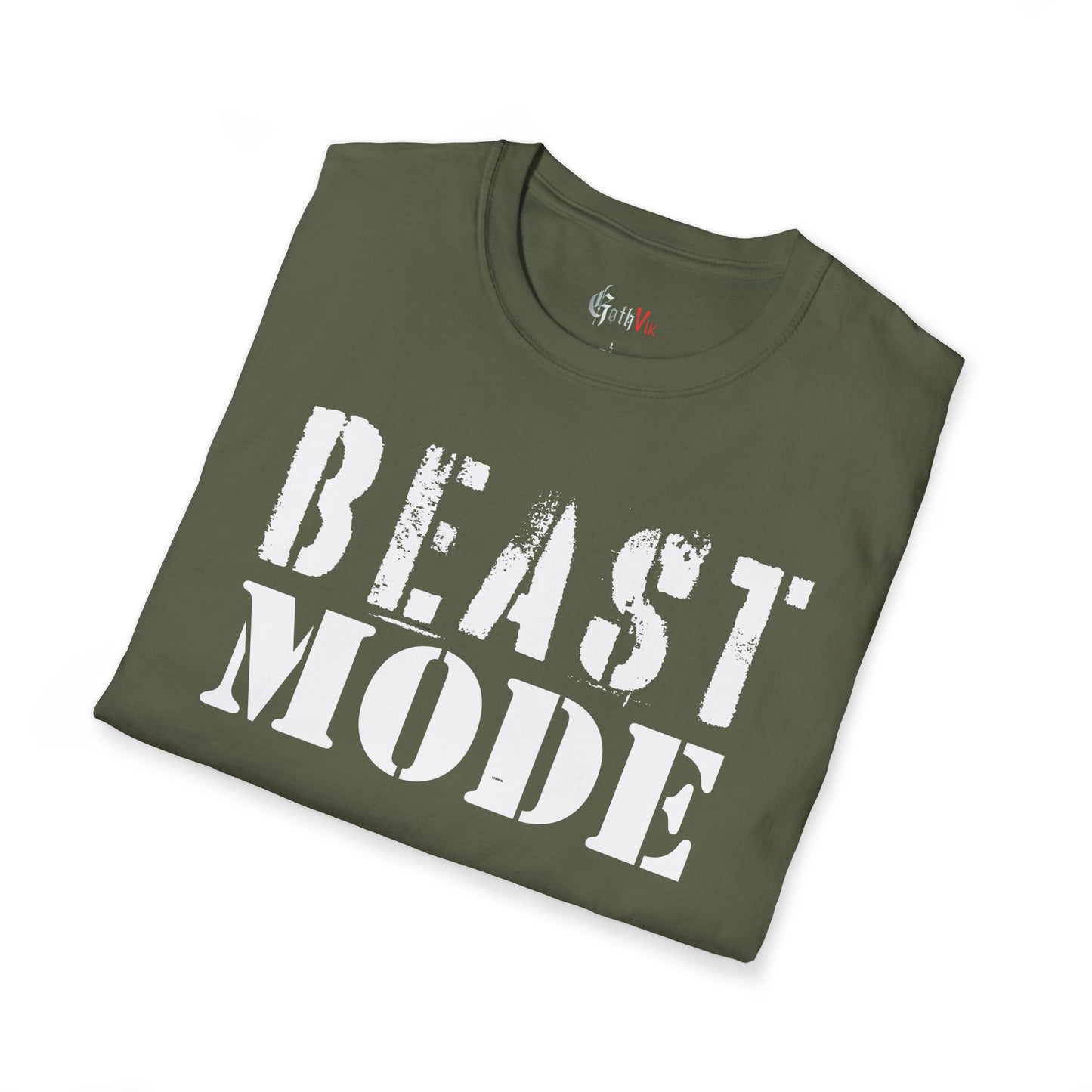 Beast Mode T-Shirt — Motivational Fitness Workout Tee