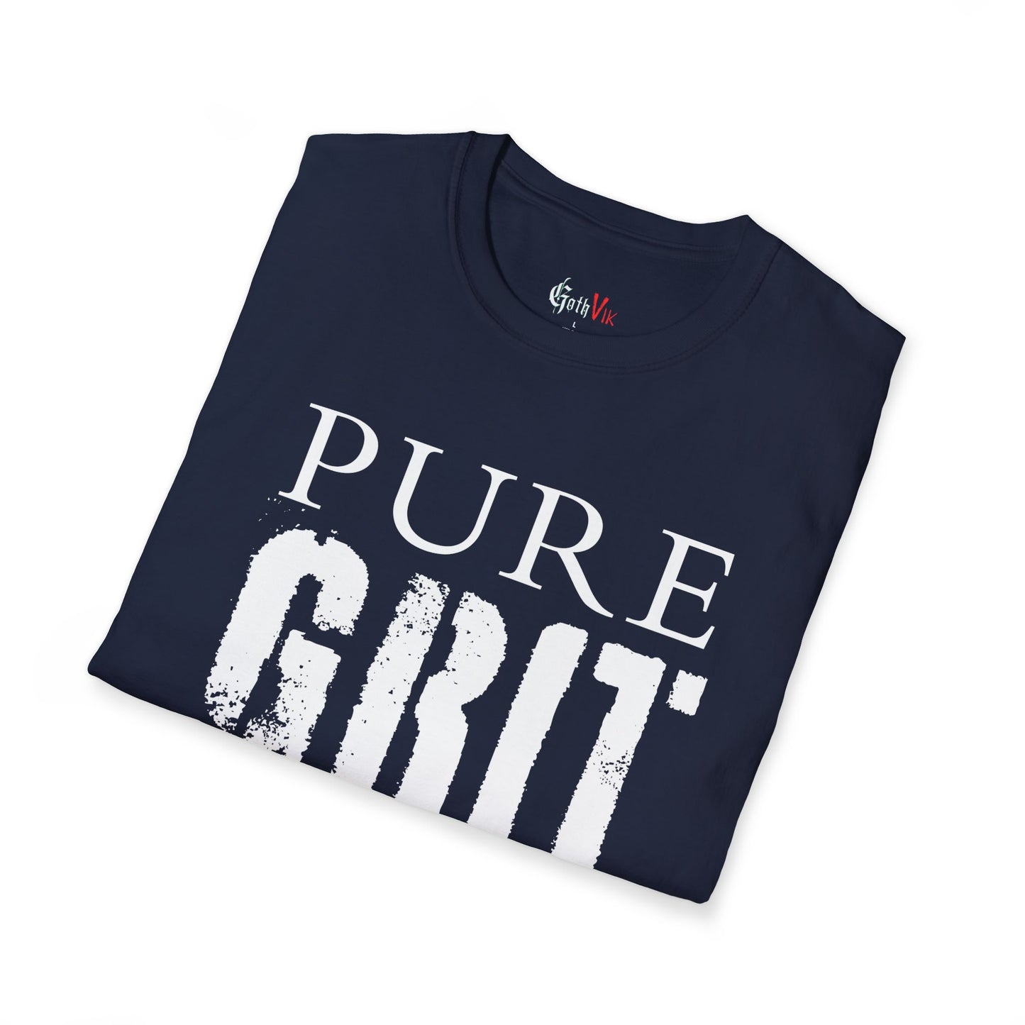 Pure Grit T-Shirt — Motivational Gym Fitness Workout Tee