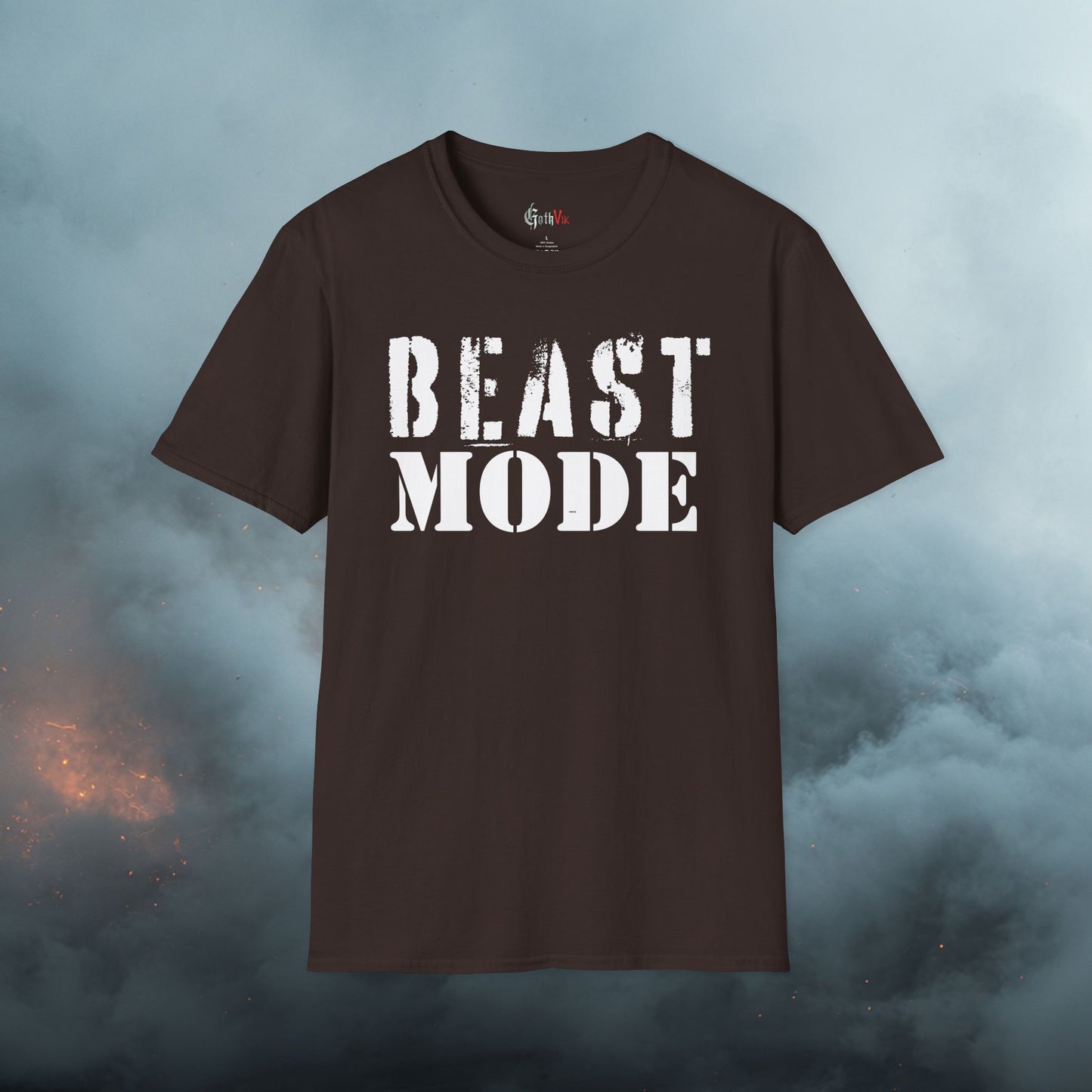Beast Mode T-Shirt — Motivational Fitness Workout Tee