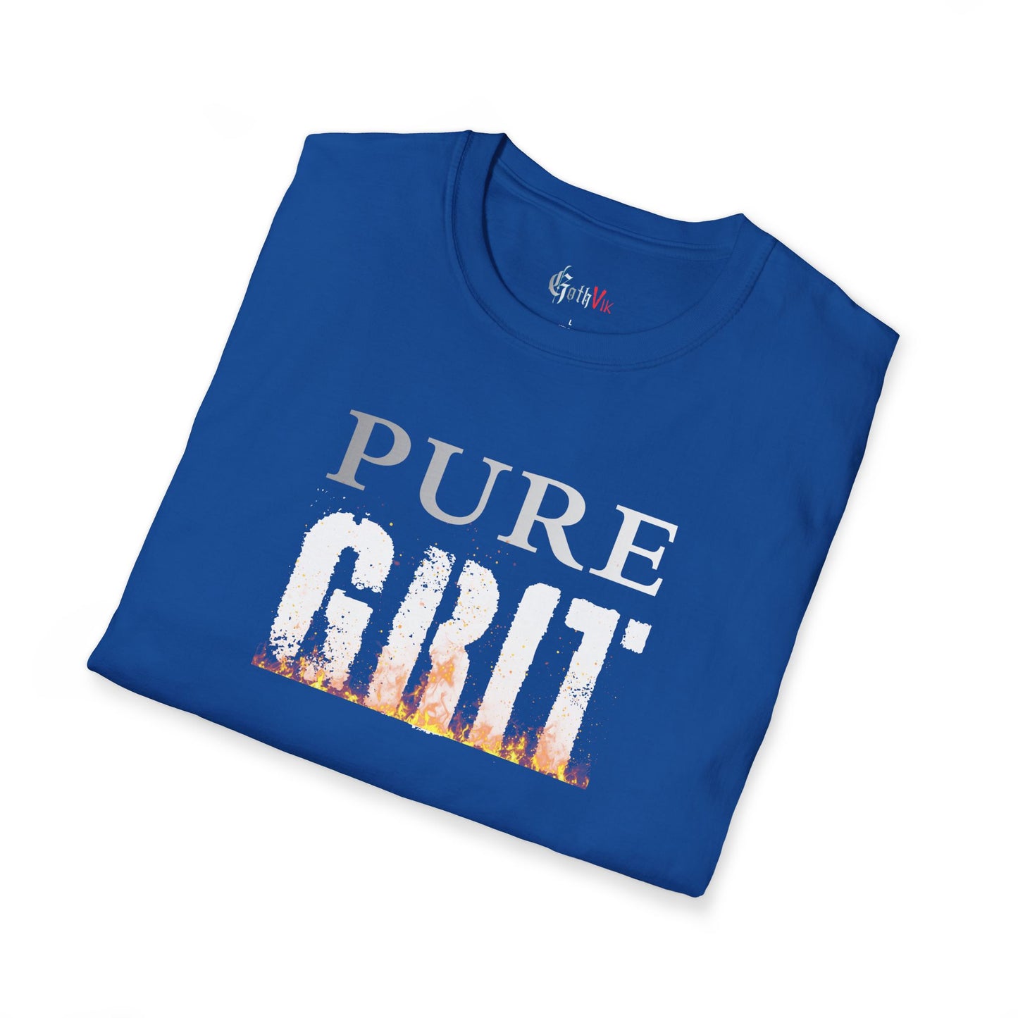 Pure Grit T-Shirt — Motivational Fitness Workout Tee