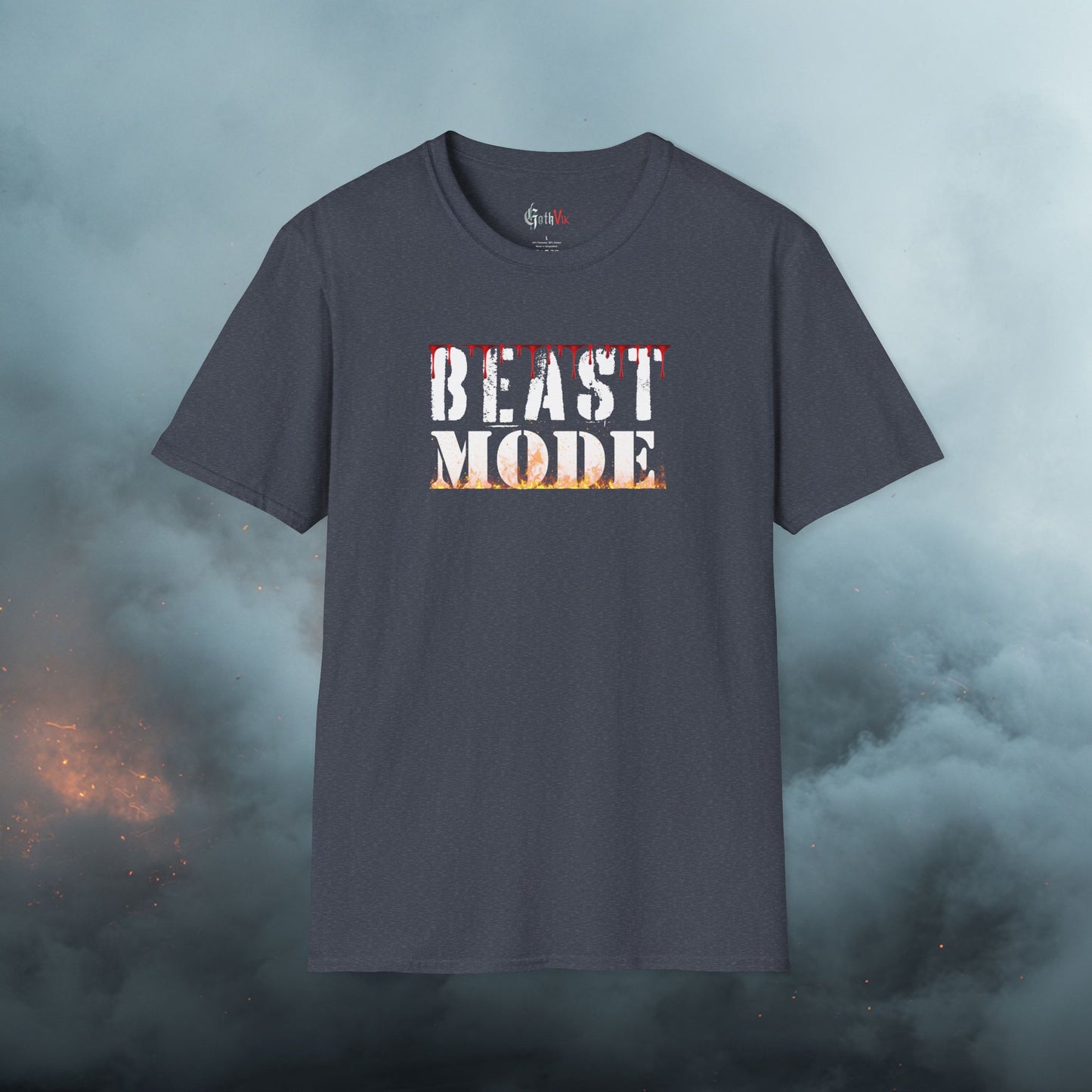 Beast Mode T-Shirt — Motivational Fitness Workout Tee