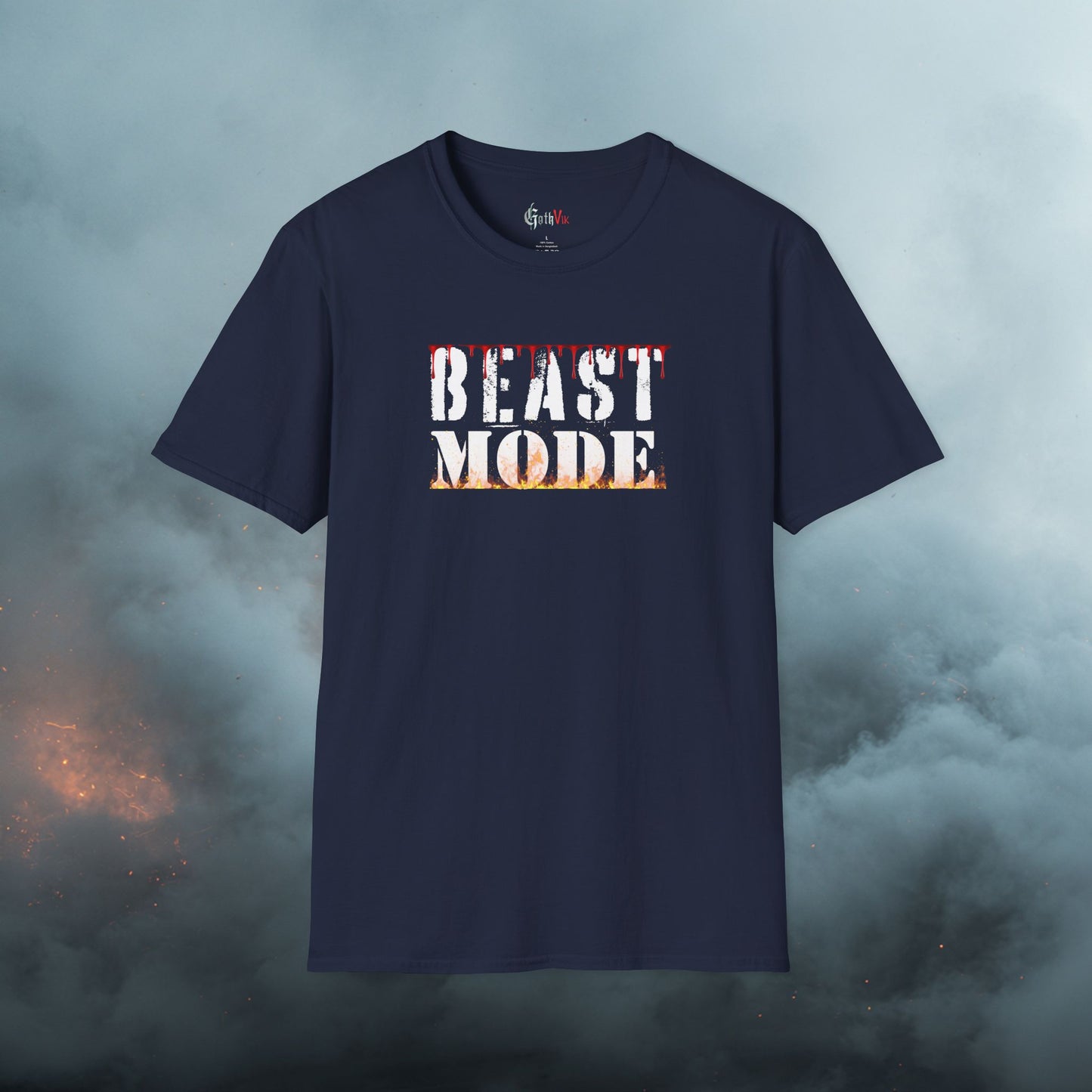 Beast Mode T-Shirt — Motivational Fitness Workout Tee