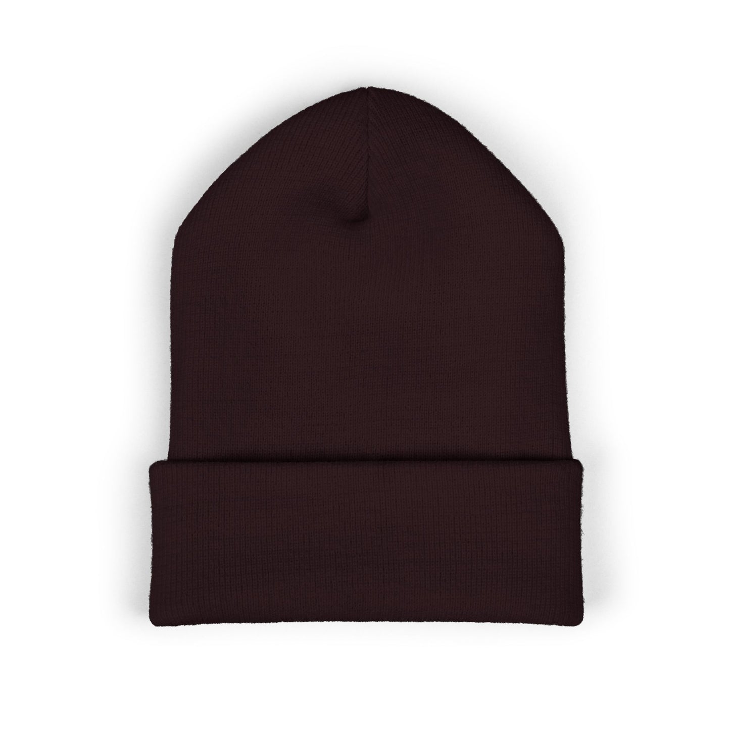 Embroidered 'GothVik' Classic Cuffed Beanie — Cozy Gothic Streetwear