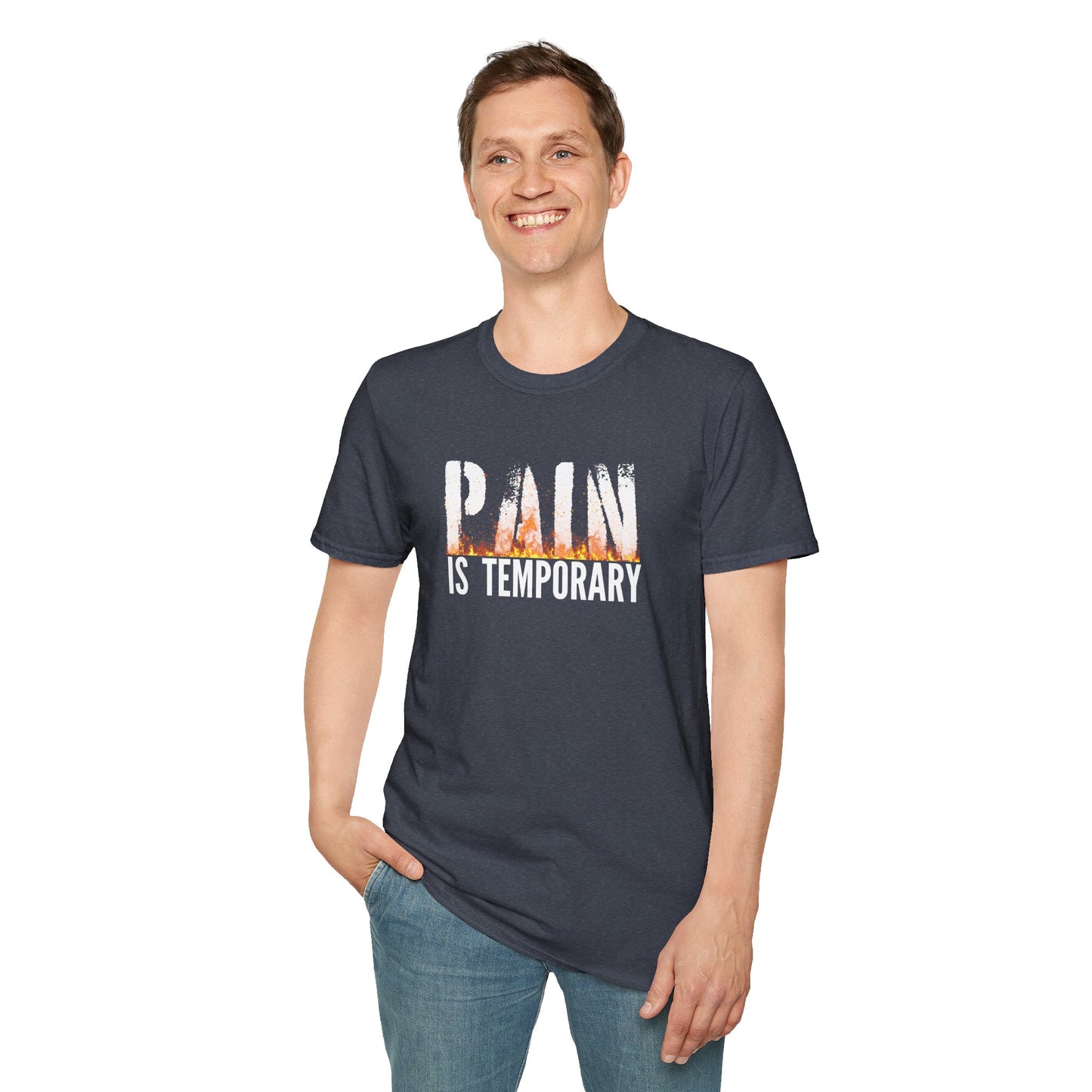 Pain is Temporary  T-Shirt — Motivational Fitness Workout Tee