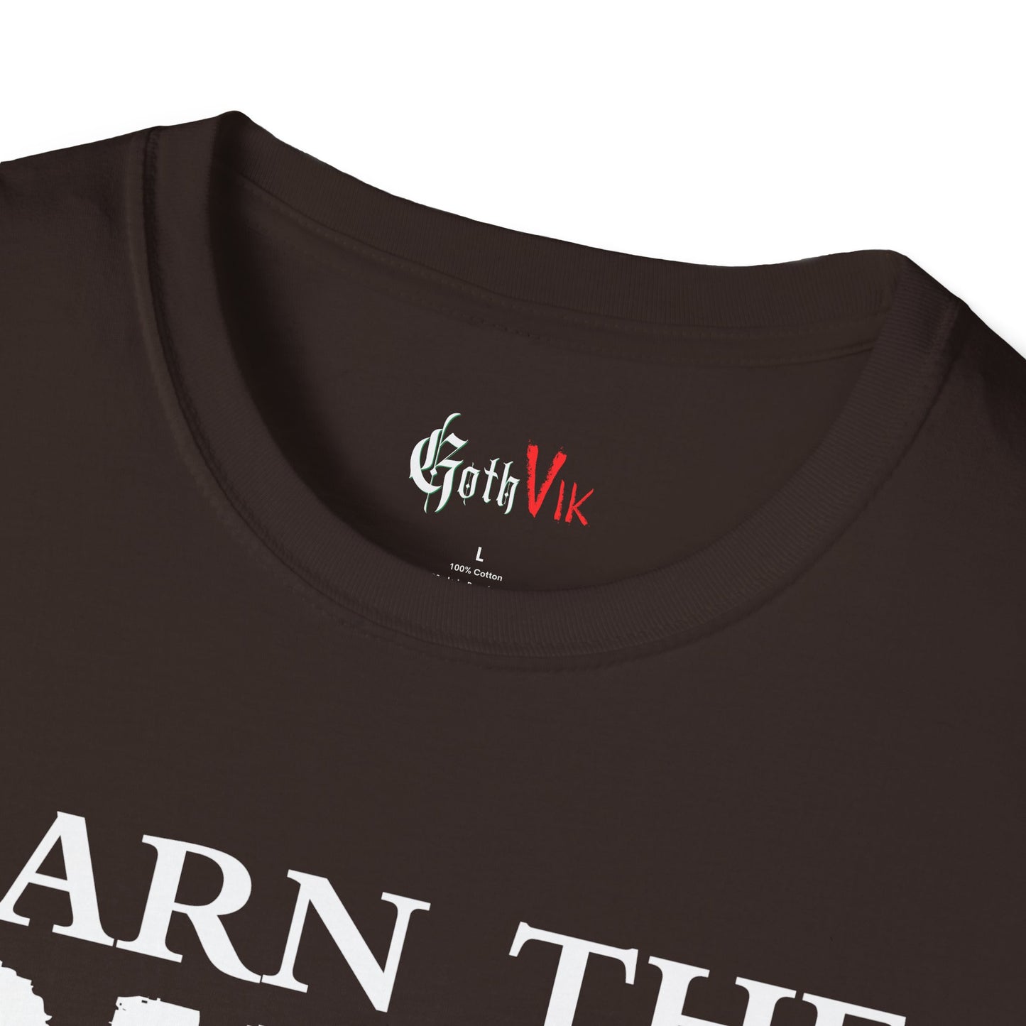 Earn The Burn T-Shirt — Gothic Viking Motivational Gym Fitness Life Workout Tee