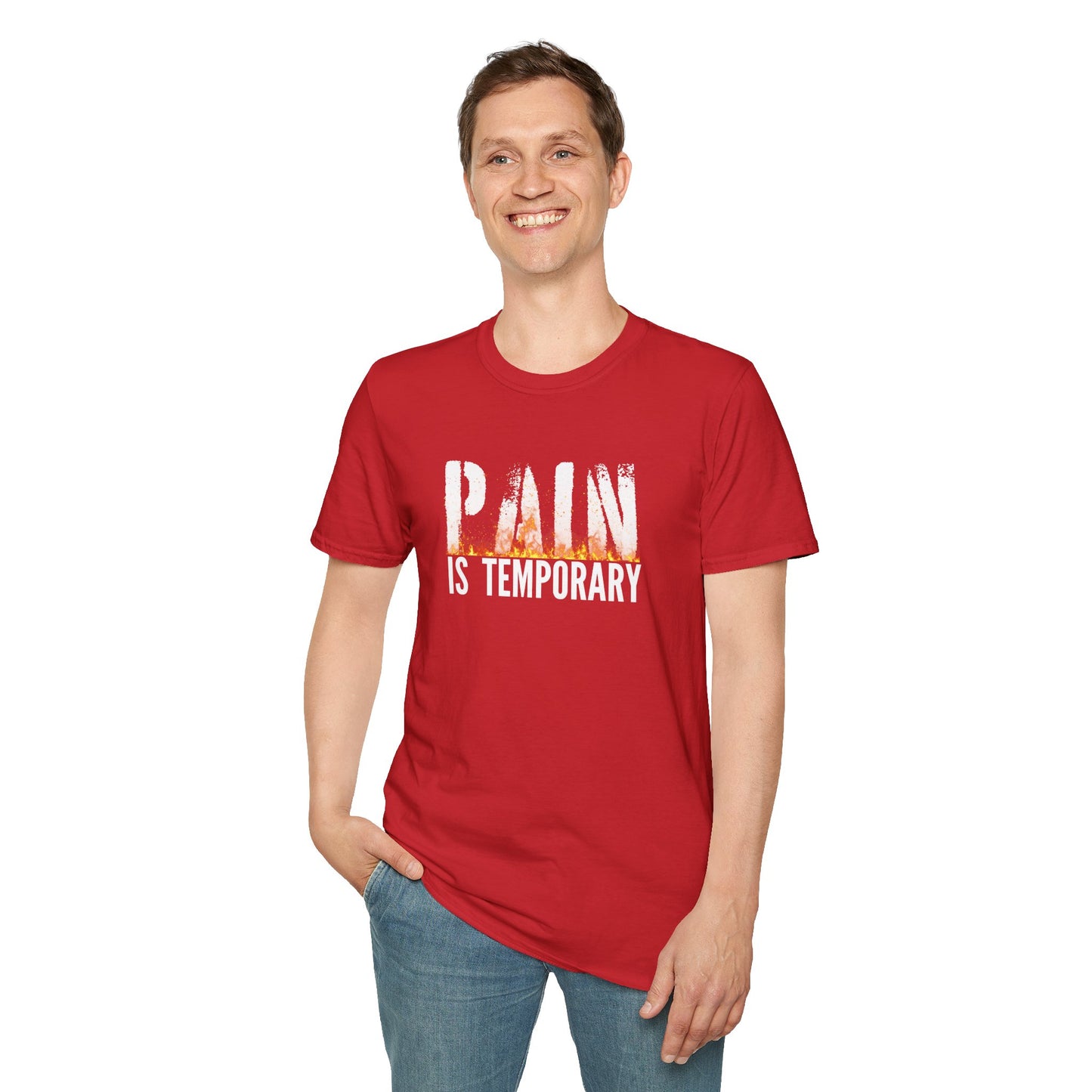 Pain is Temporary  T-Shirt — Motivational Fitness Workout Tee