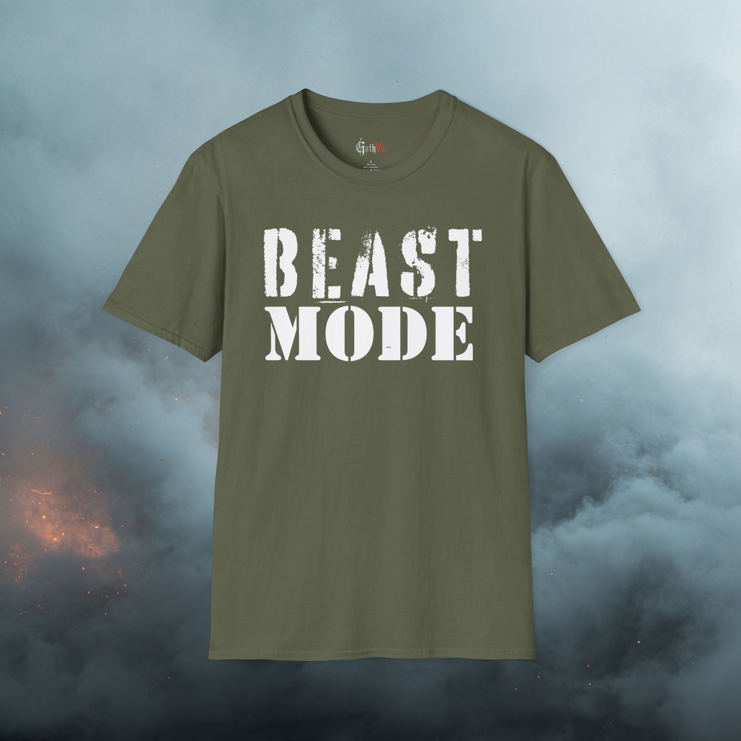 Beast Mode T-Shirt — Motivational Fitness Workout Tee