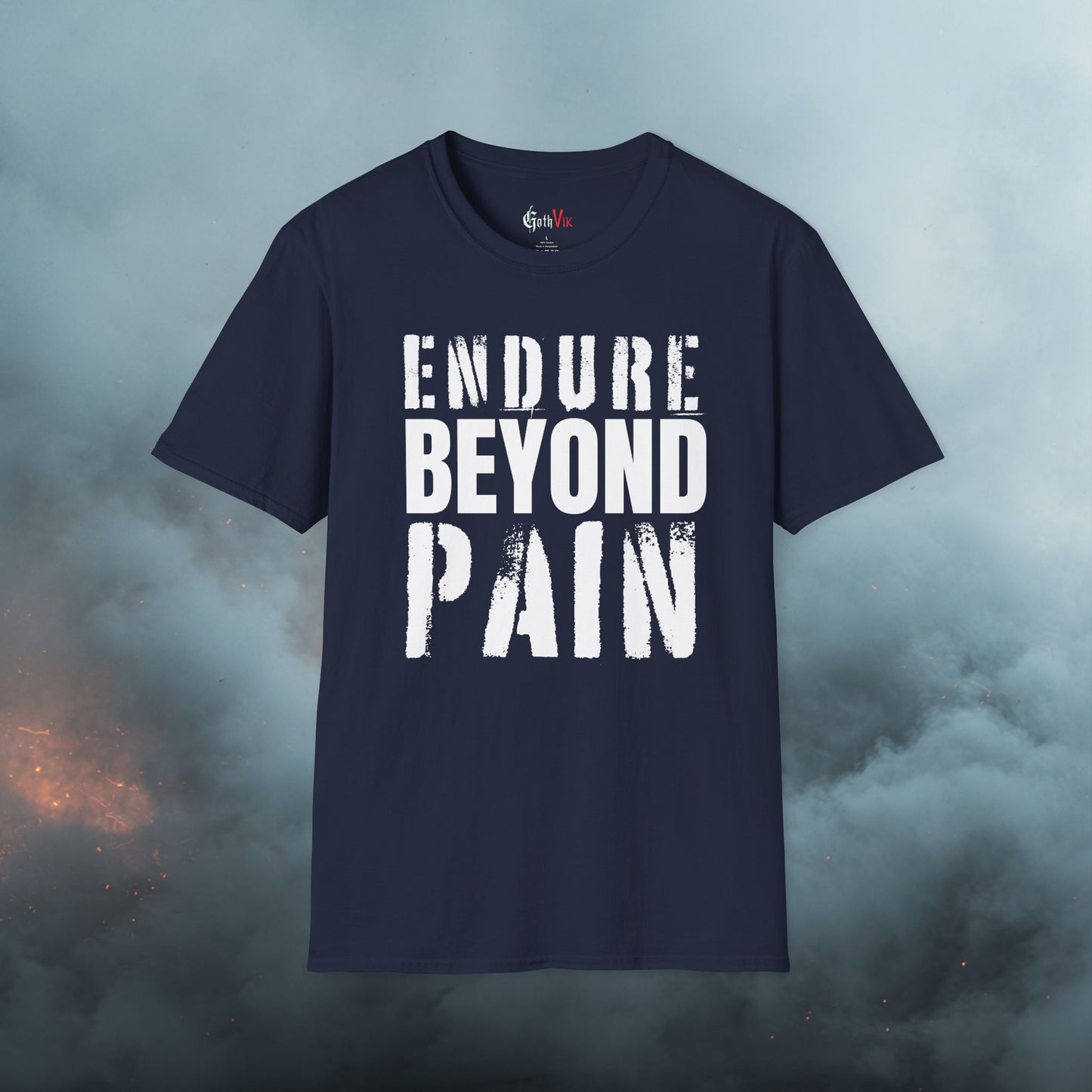Endure Beyond Pain T-Shirt — Motivational Fitness Workout Tee